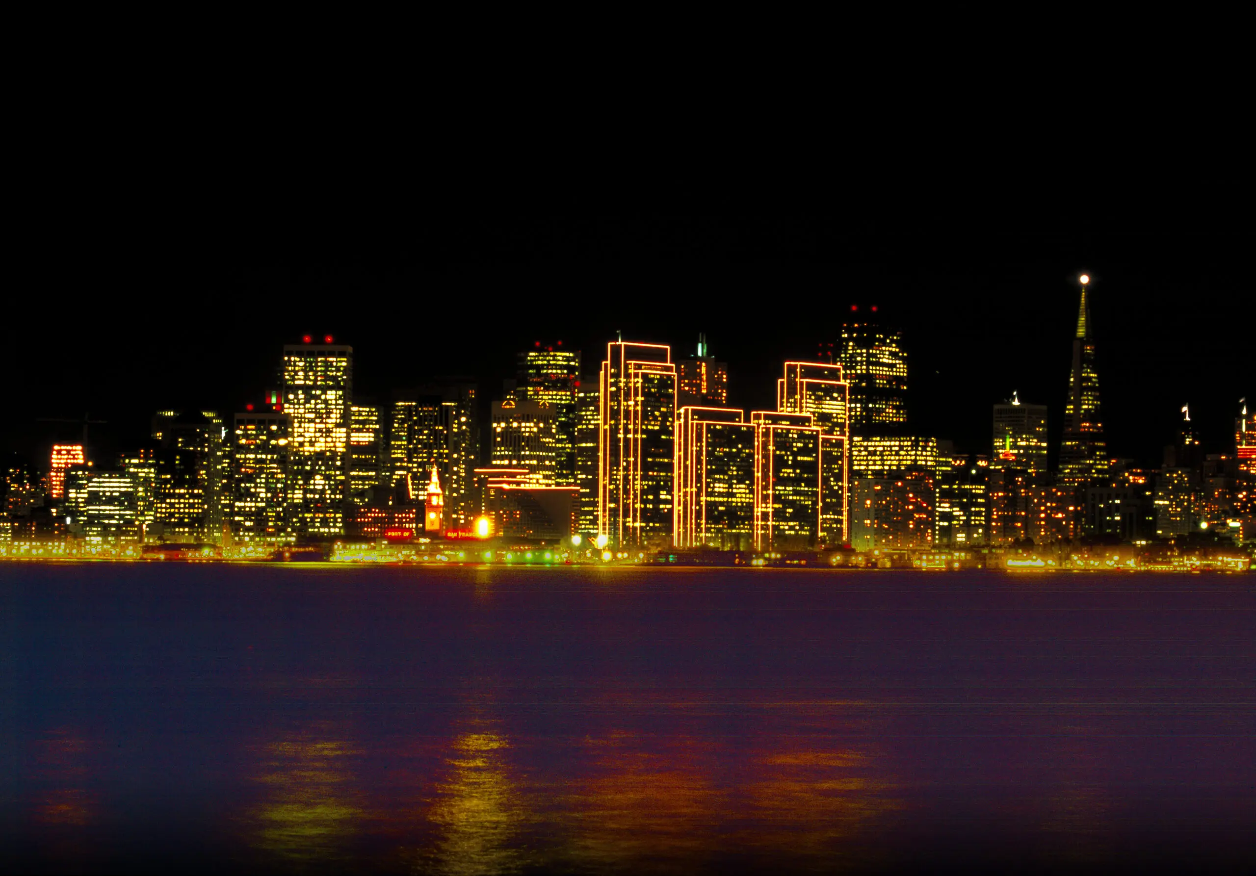 Wandbild (519) Frisco Nite präsentiert: Wasser,Architektur,Landschaften,Skylines