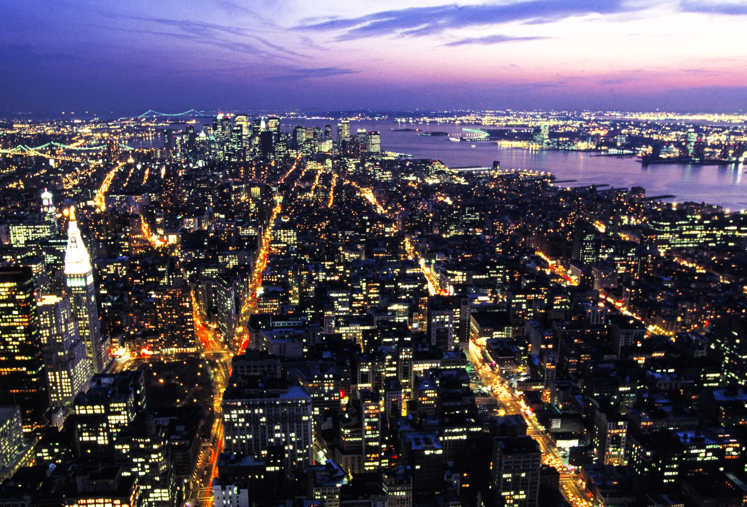 Wandbild (552) Manhattan Nite präsentiert: Architektur,Landschaften,Skylines