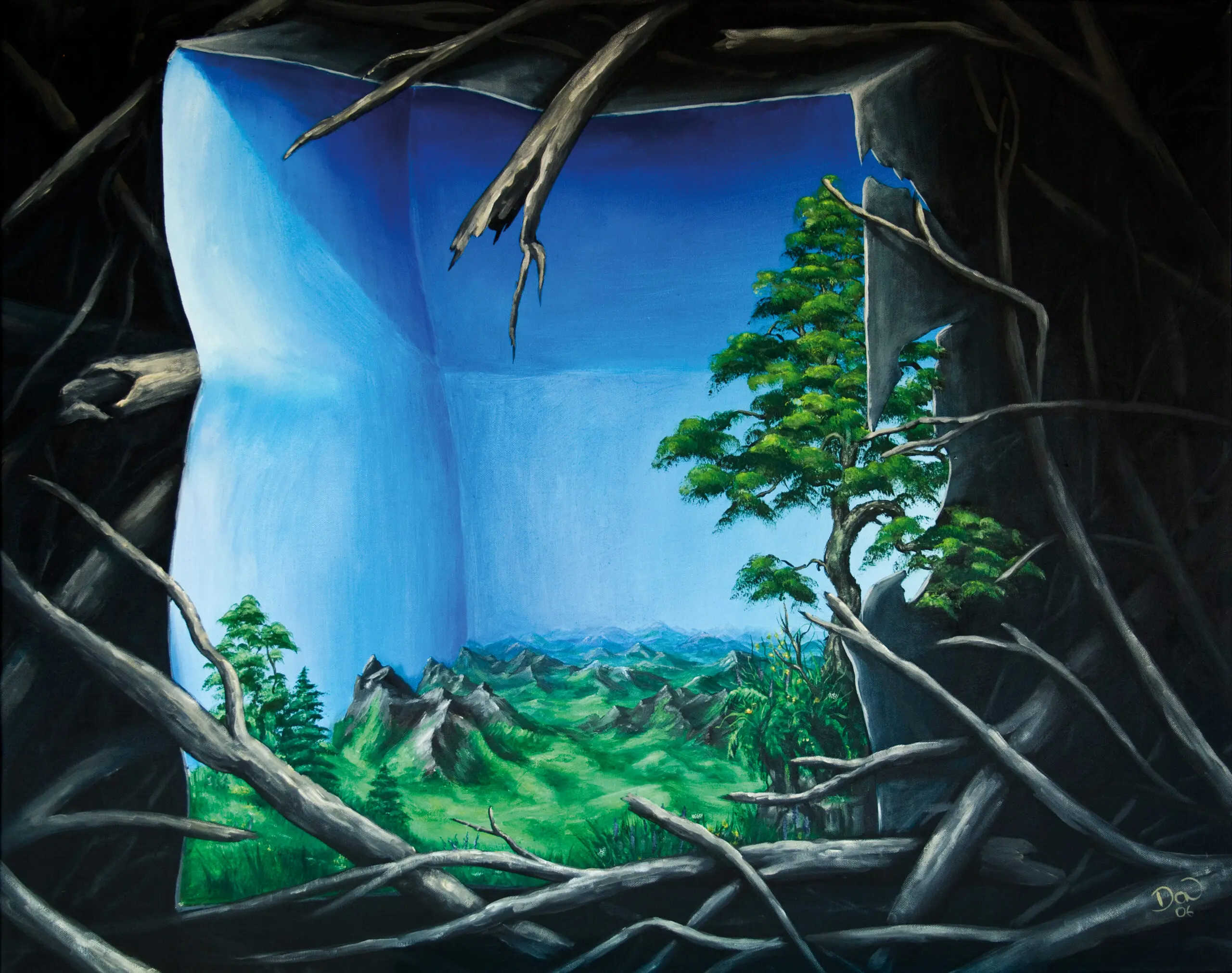 Wandbild (632) Leben in der Kiste präsentiert: Kreatives,Landschaften,Surrealisch