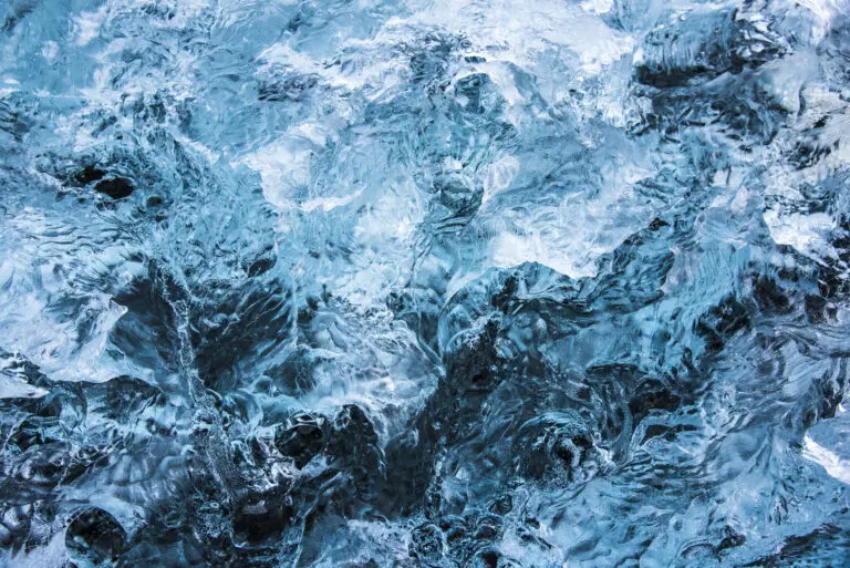 Eis-Blau-Kalt
