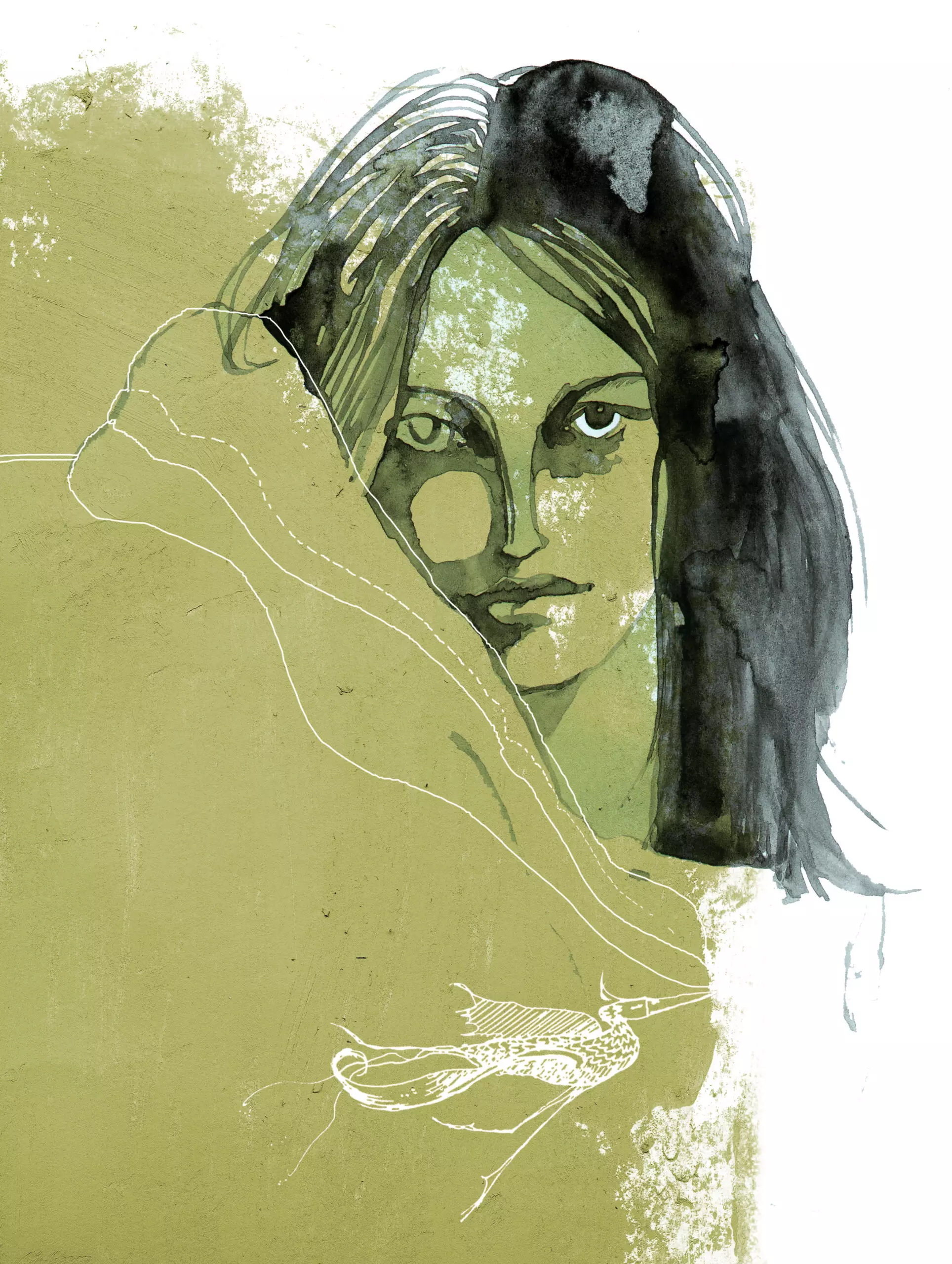 Wandbild (1561) Portrait in Grün. präsentiert: 