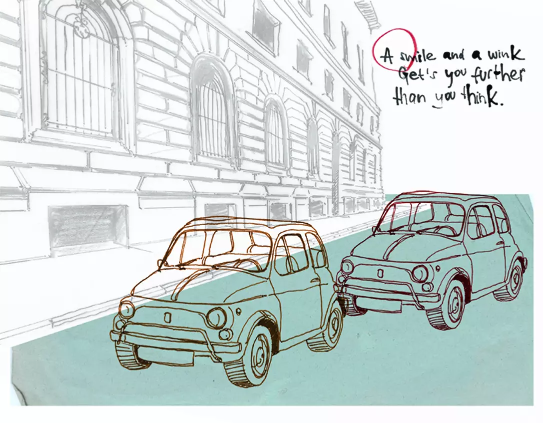 Wandbild (1549) A smile and a wink. präsentiert: 