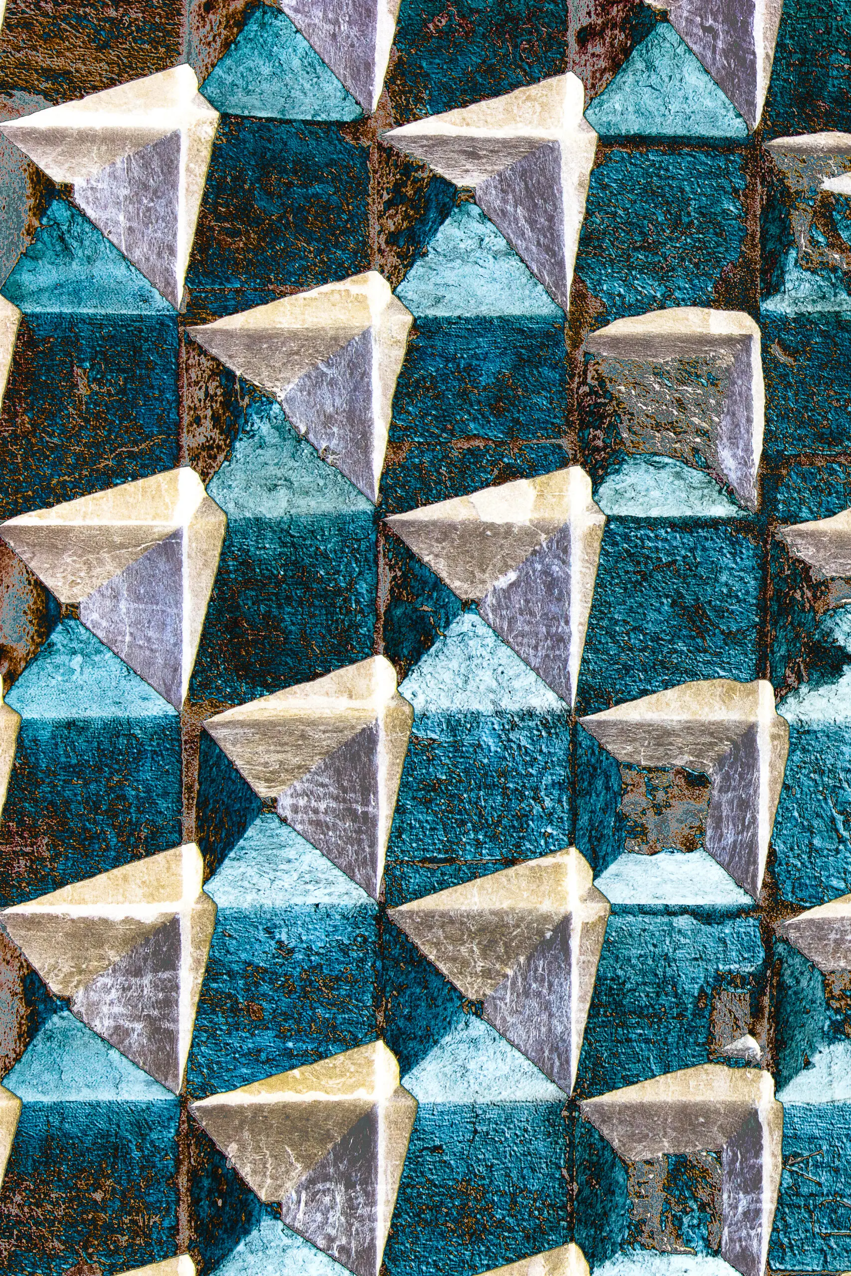 Wandbild (1848) Pyramids präsentiert: Details und Strukturen,Abstrakt,Steine