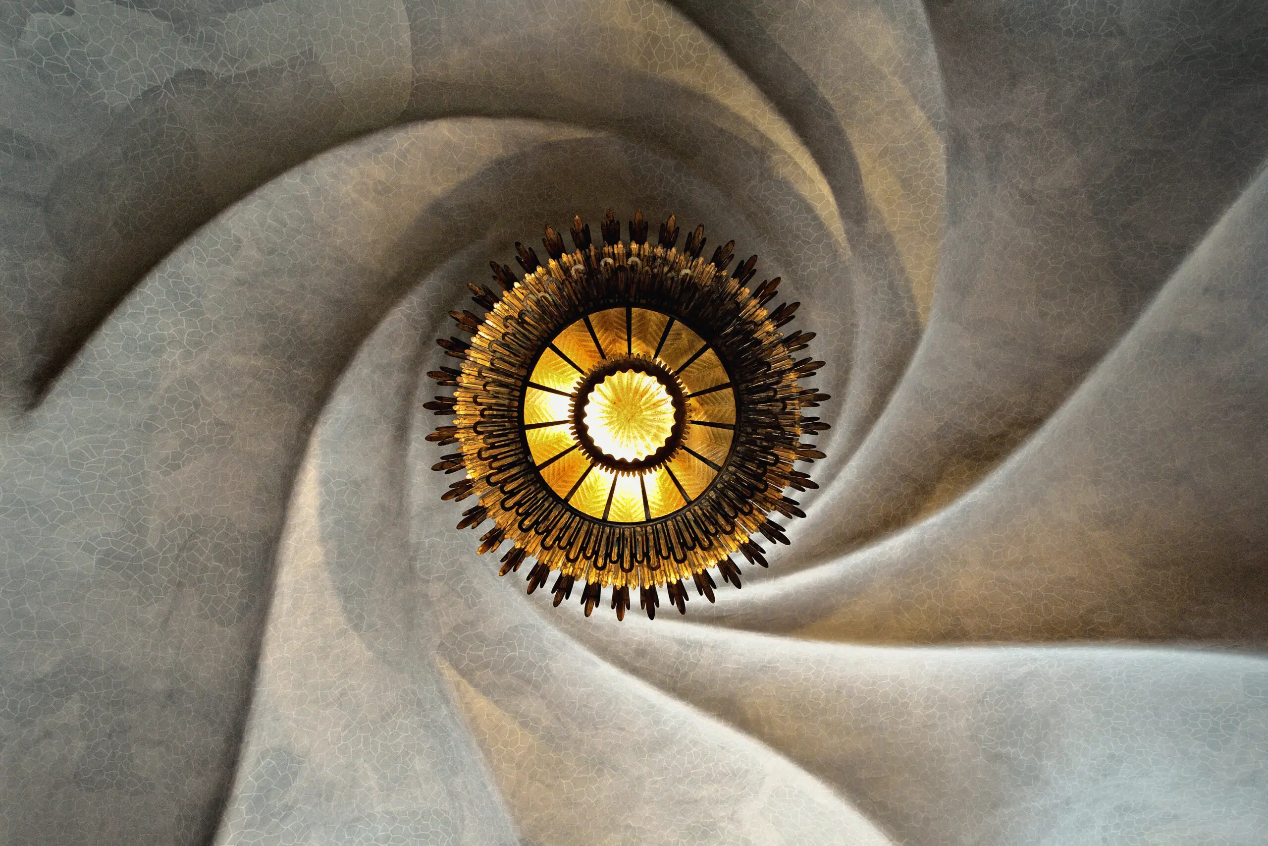 Wandbild (2660) Torsional präsentiert: Architektur,Detailaufnahmen,Treppe