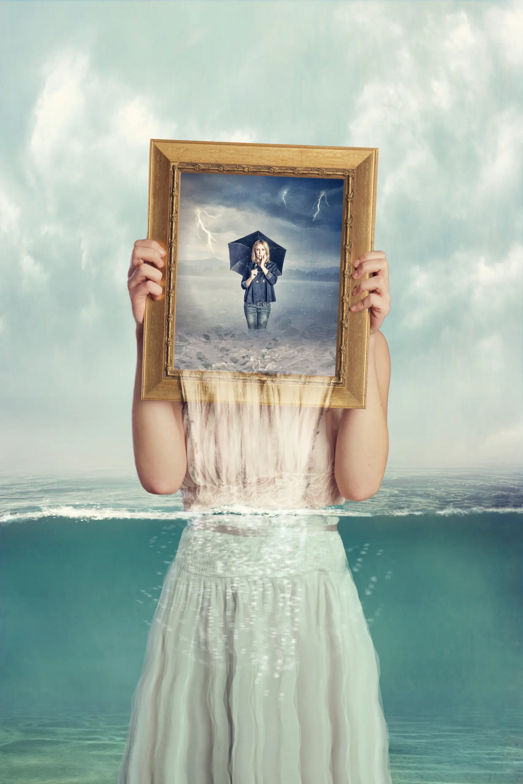 Wandbild (2679) Deeper präsentiert: Menschen,Kreatives,Frauen,Surrealismus