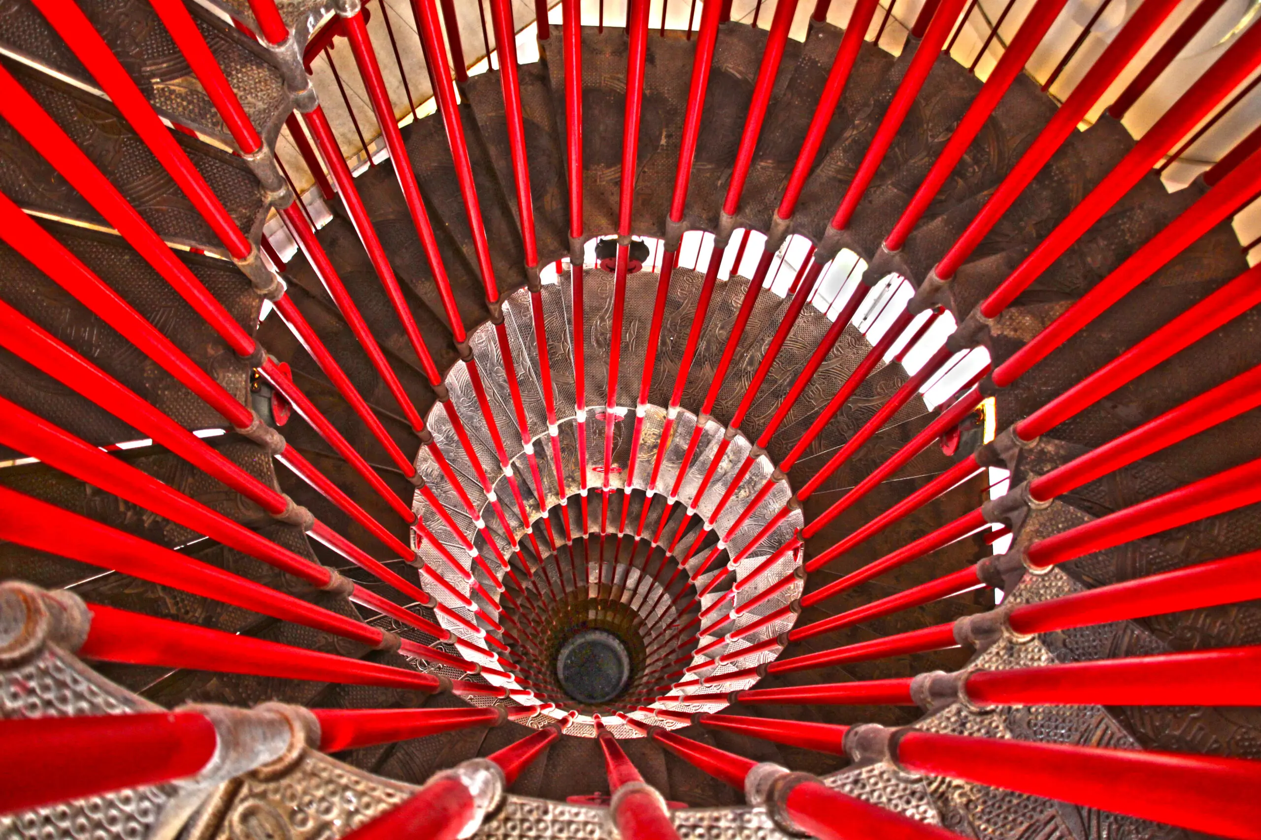 Wandbild (2705) Going down präsentiert: Architektur,Detailaufnahmen,Treppe