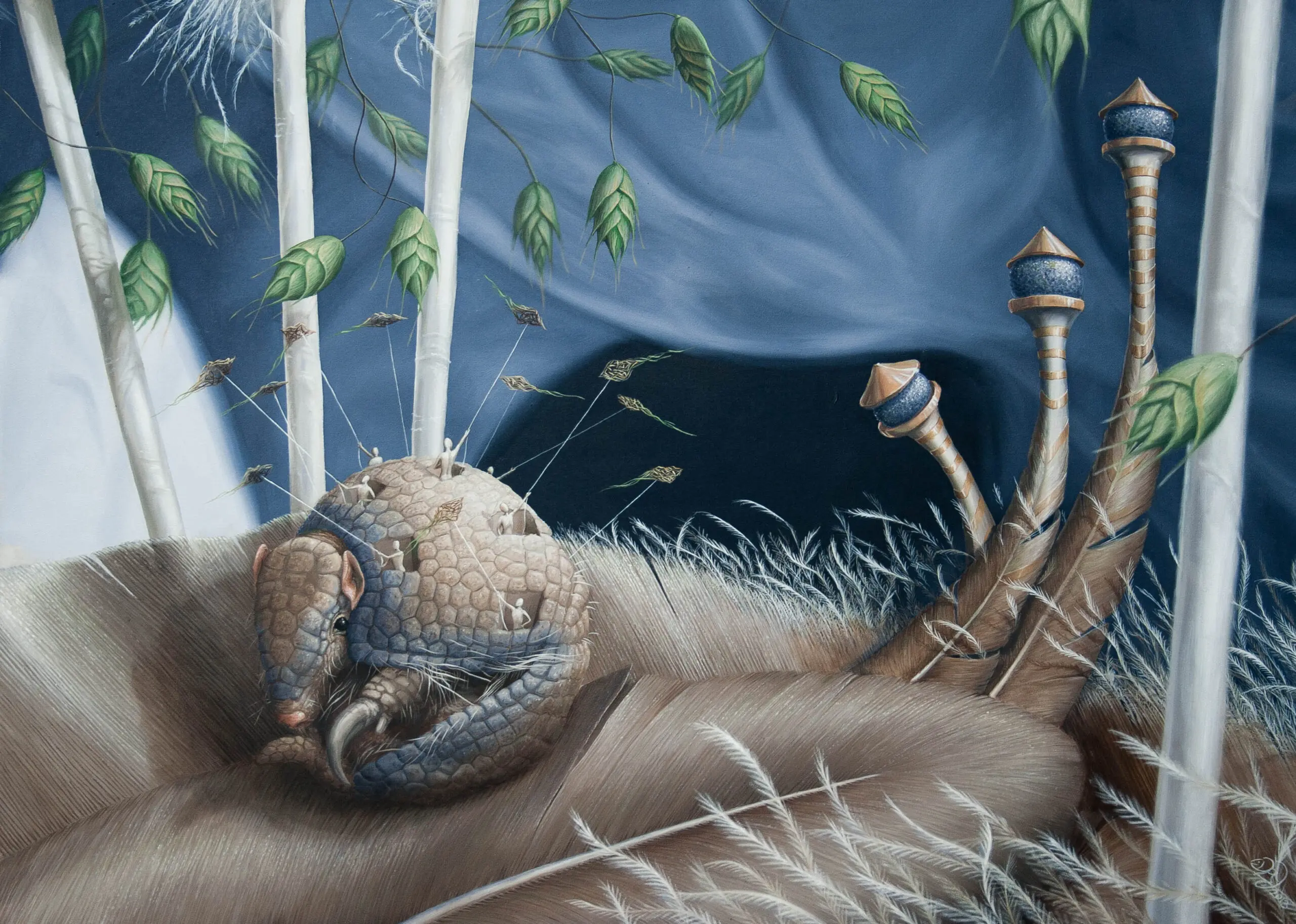 Wandbild (2890) Gedanken präsentiert: Kreatives,Tiere,Wildtiere,Surrealismus