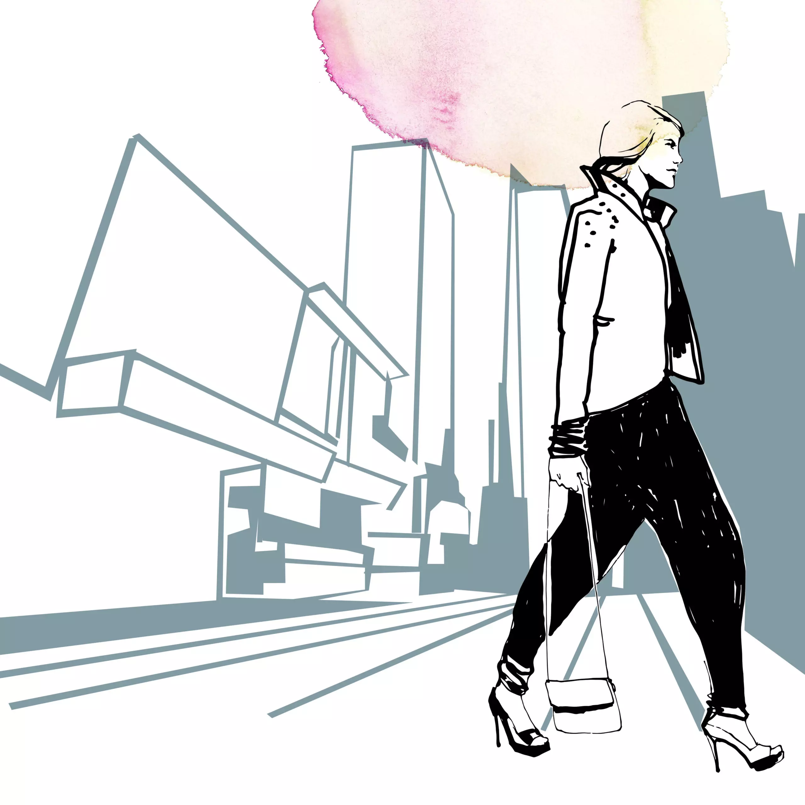 Wandbild (3008) City Girl präsentiert: 