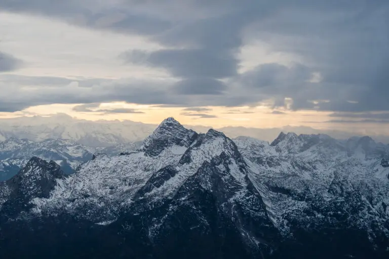 Winterliche Berge