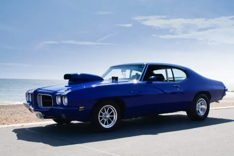 blue Pontiac