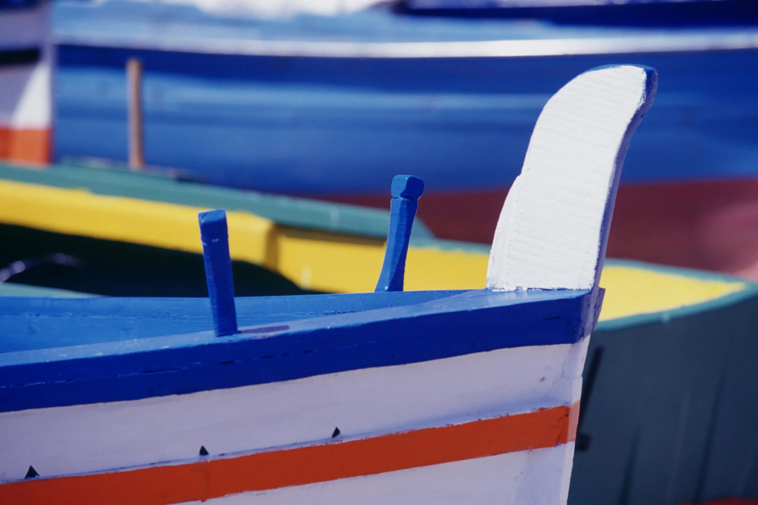 Wandbild (3780) Buntes Fischerboot präsentiert: Stillleben,Kreatives,Details und Strukturen,Sonstiges Kreatives,Holz