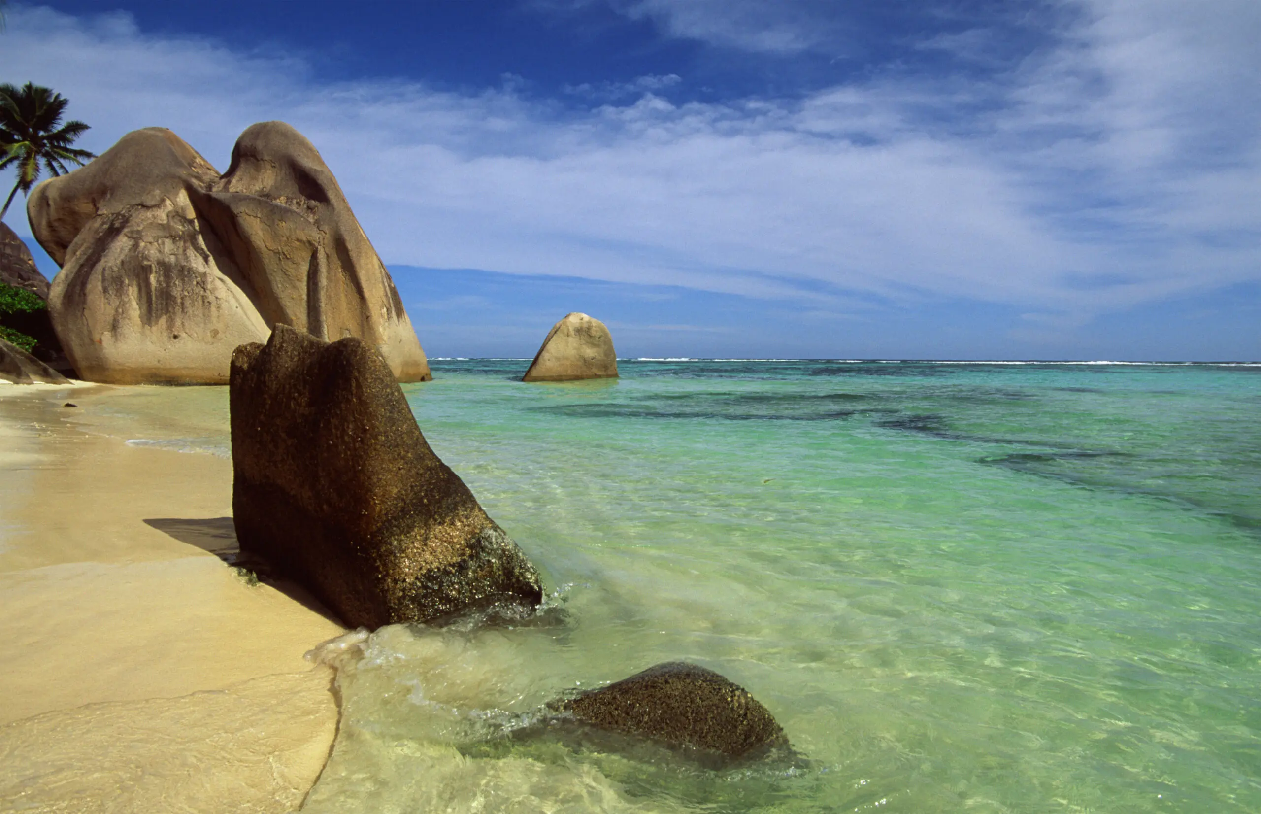 Wandbild (3778) La Digue präsentiert: Wasser,Natur,Landschaften,Sommer,Str&auml;nde,Afrika,Gew&auml;sser,Meere