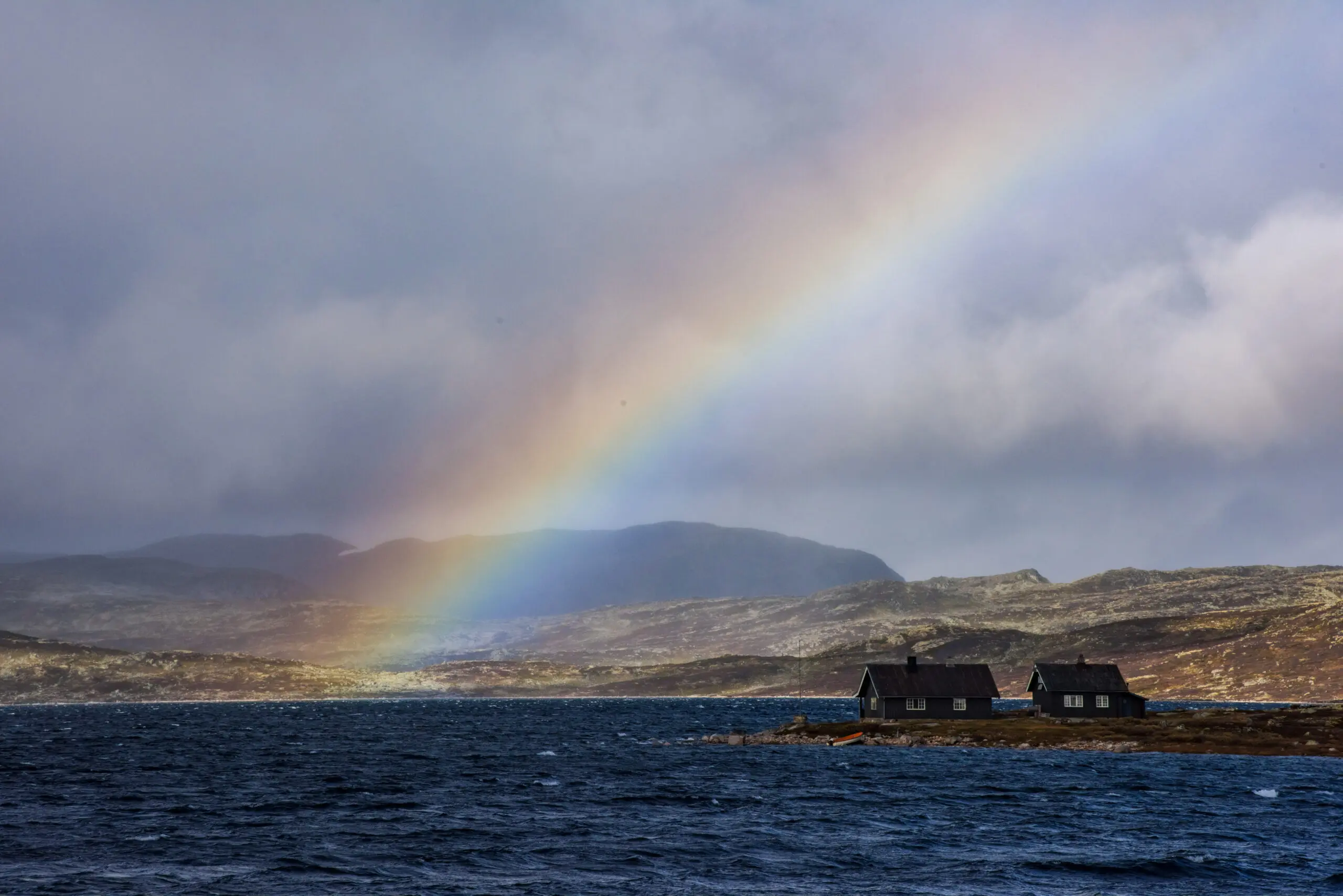 Wandbild (4328) Regenbogen präsentiert: Landschaften,Gewässer