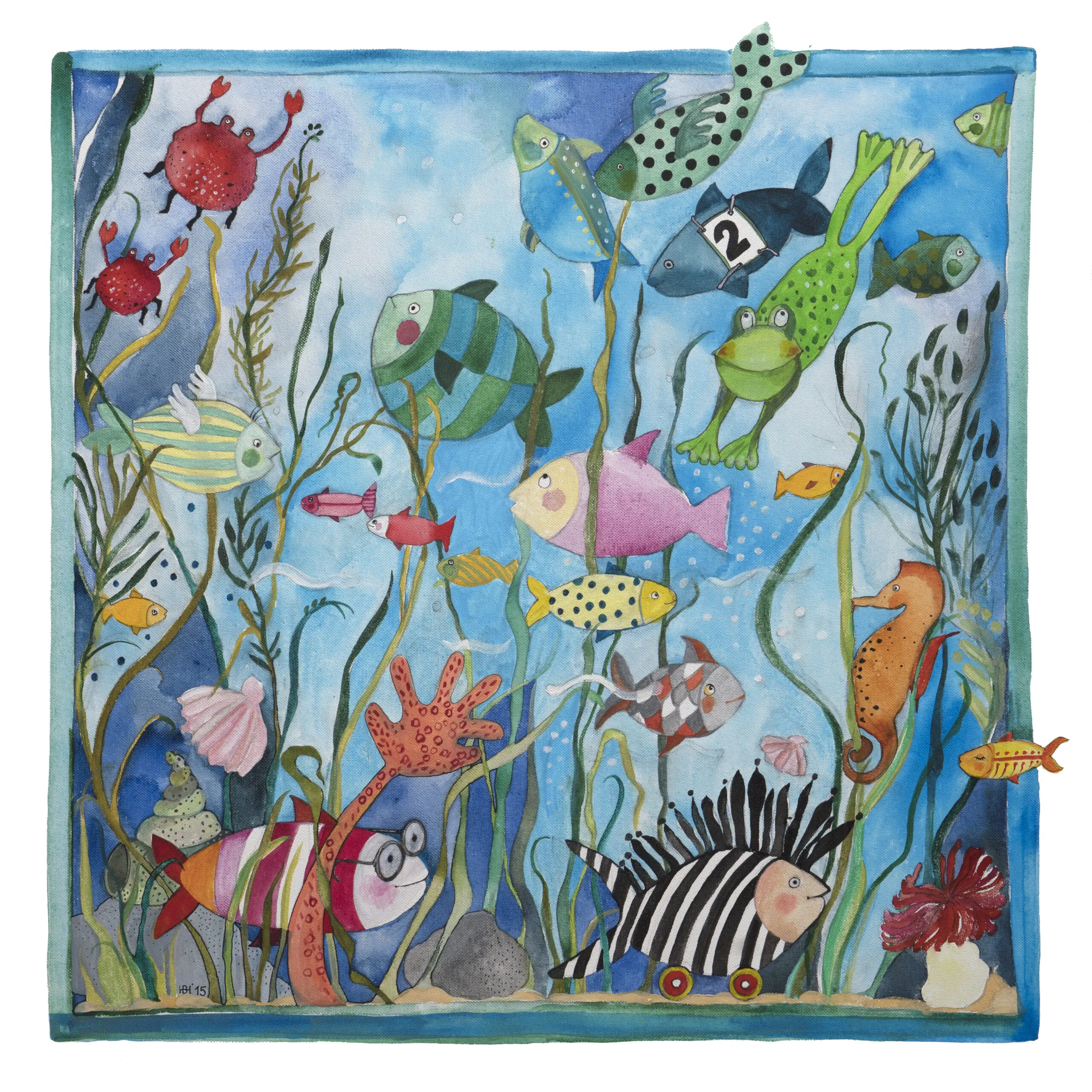 Wandbild (4382) Unterwasserzauberwelt präsentiert: Wasser,Kreatives,Tiere,Fische,Meere,Unterwasser,Sonstiges Kreatives