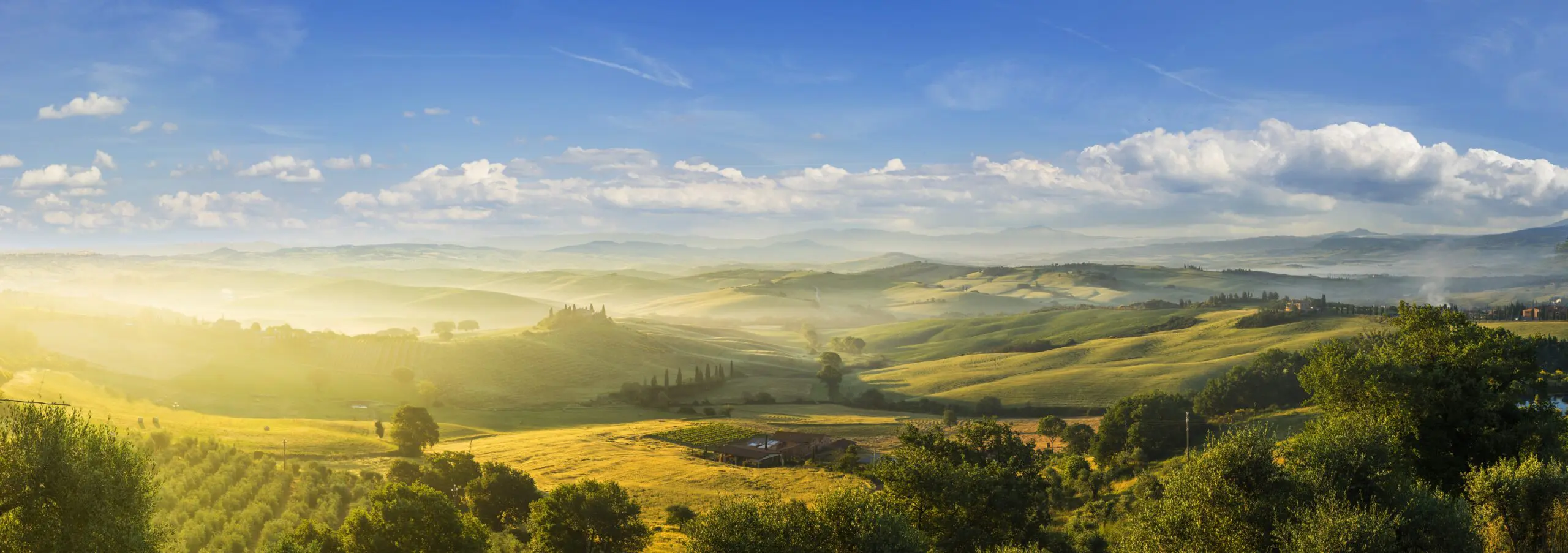 Wandbild (4598) Cozzi Guido – Orcia Tal präsentiert: Natur,Landschaften,Sonstige Pflanzen,Gräser,Sommer,Wälder,Wege,Frühling,Luftaufnahmen