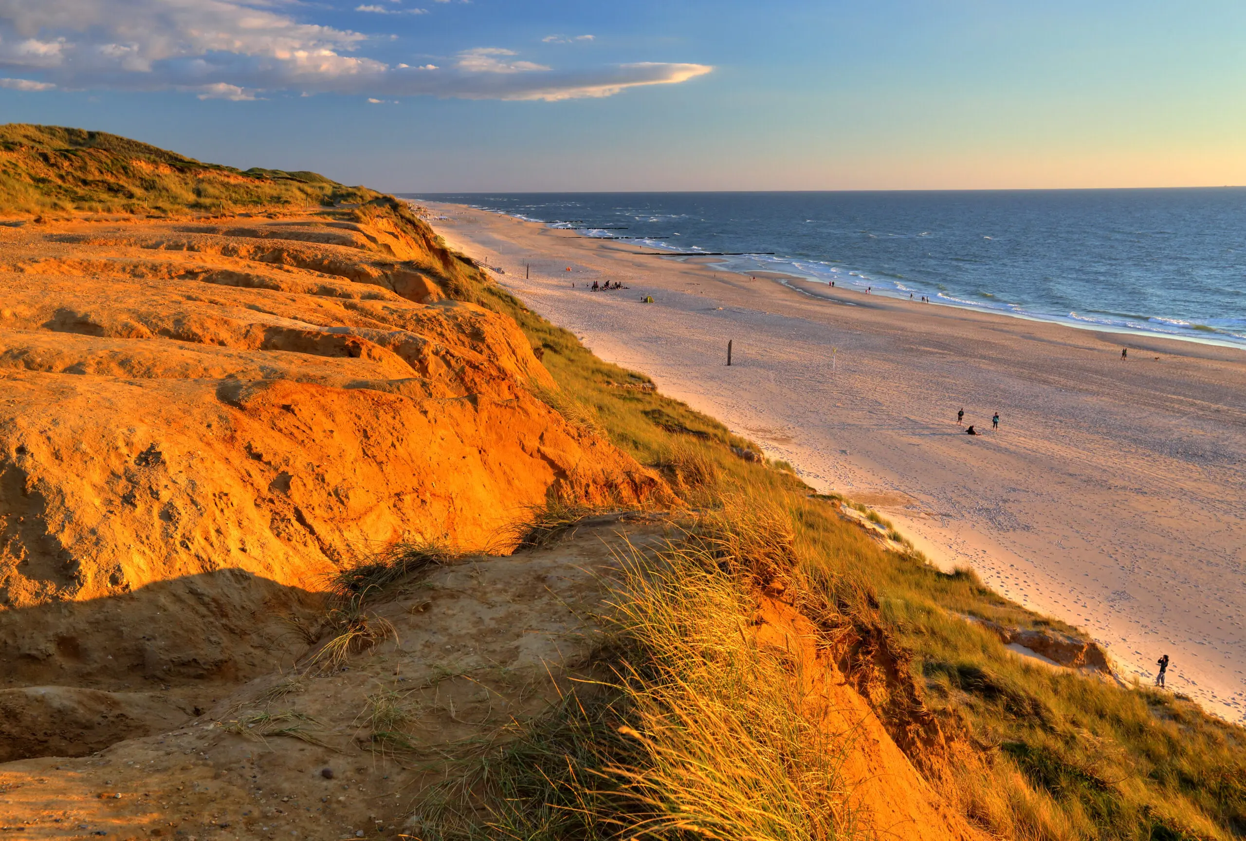 Wandbild (4587) Gräfenhain -Strand am Roten Kliff im Abendlicht 2 präsentiert: Wasser,Natur,Landschaften,Gräser,Sommer,Strände,Wege,Frühling,Gewässer,Herbst,Luftaufnahmen