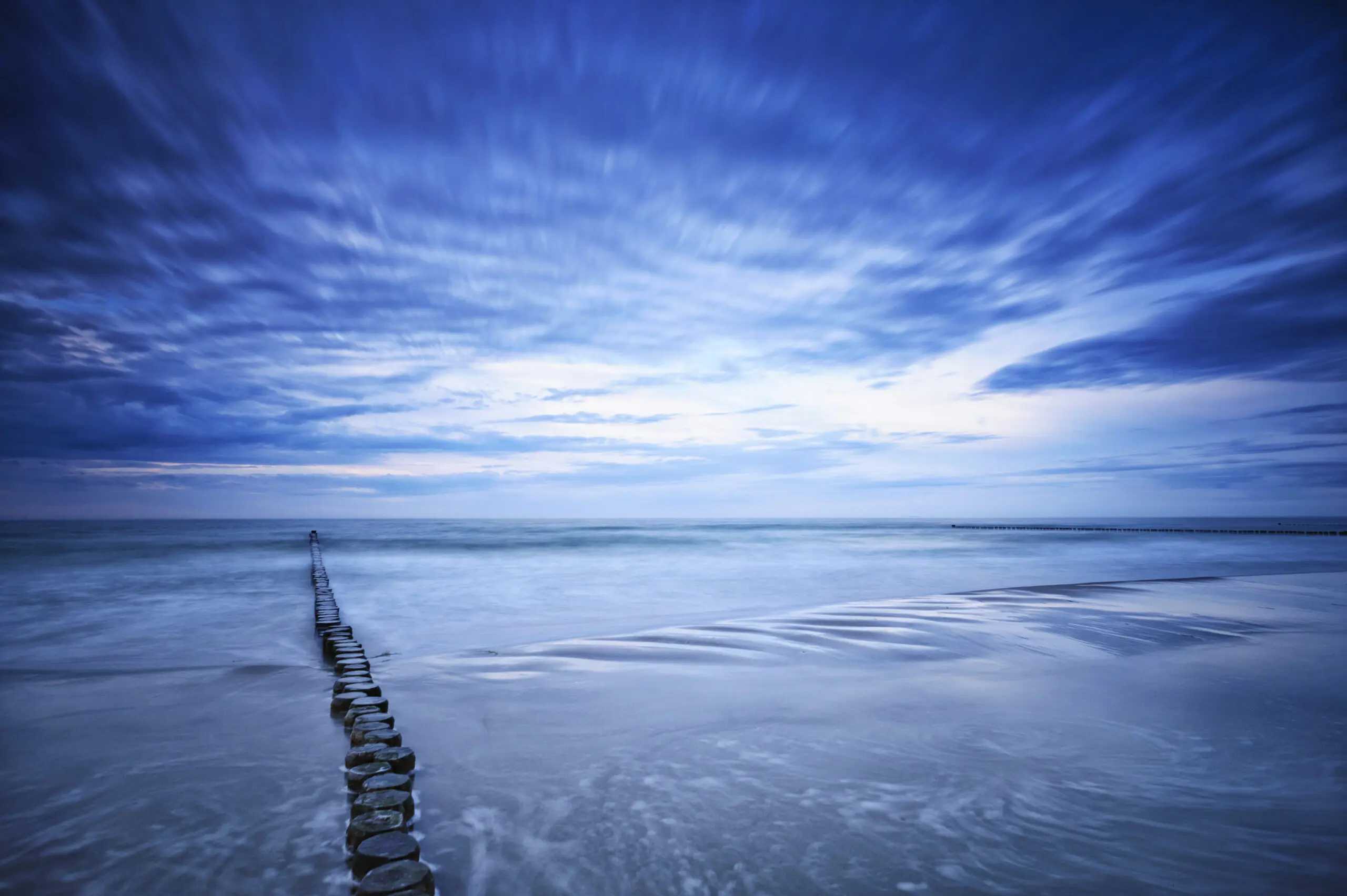 Wandbild (4570) Robertz Mark – Buhnen in der Ostsee präsentiert: Wasser,Natur,Landschaften,Stege,Strände,Gewässer,Luftaufnahmen,Meere,Wasserspiegelungen