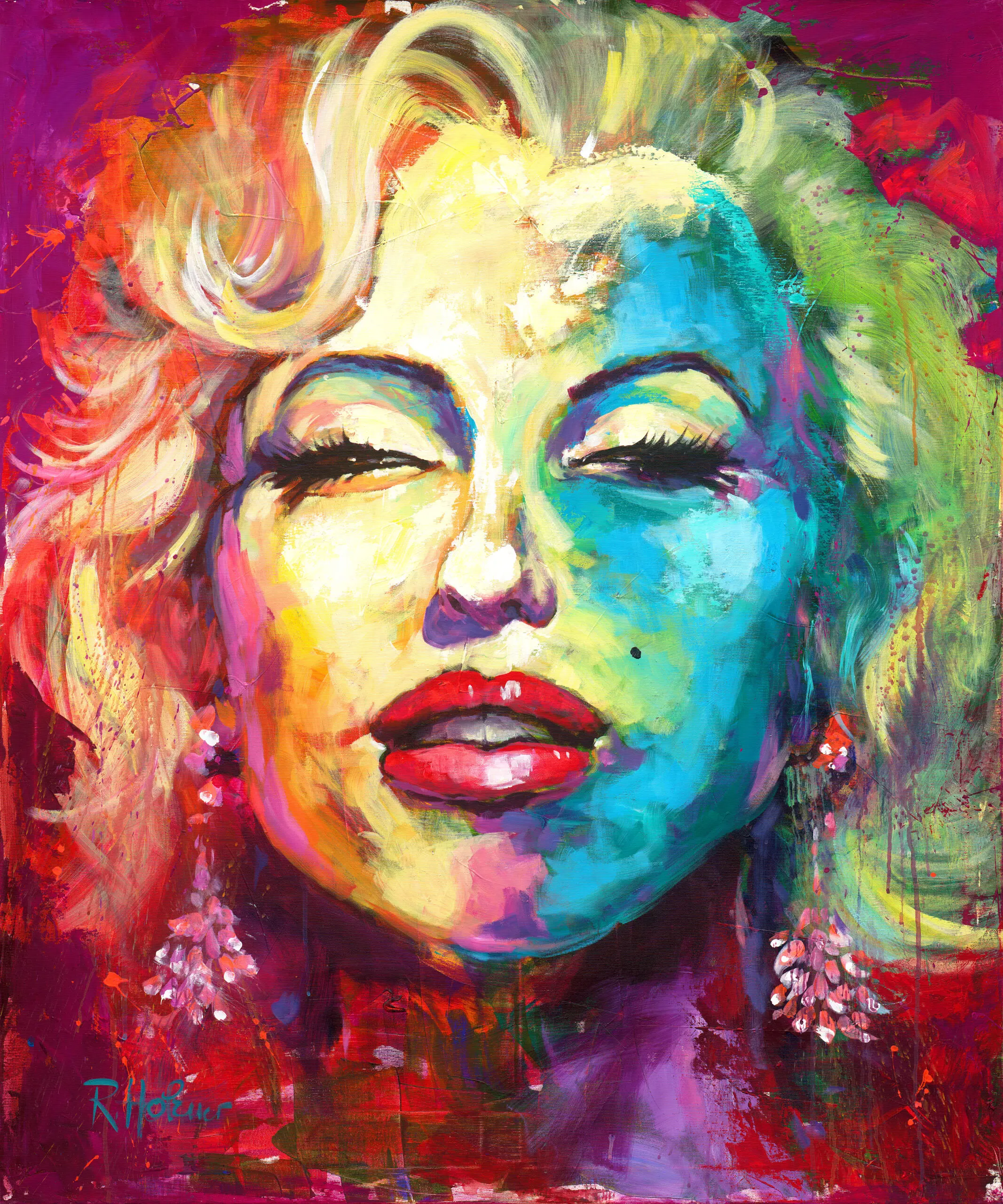 Wandbild (4971) Marilyn in Popart präsentiert: Menschen,Kreatives,Frauen,Portraits