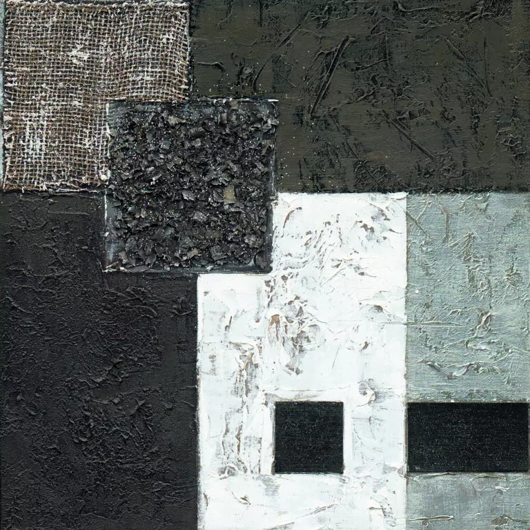  (4961) Black and White  1 Square präsentiert: Abstrakt, Kreatives