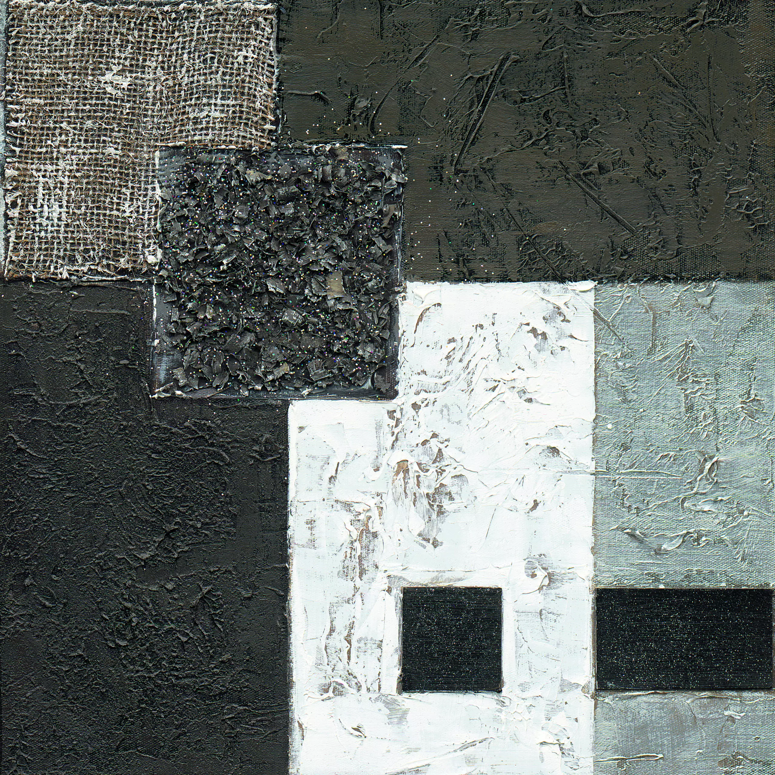 Wandbild (4961) Black and White  1 Square präsentiert: Abstrakt,Kreatives