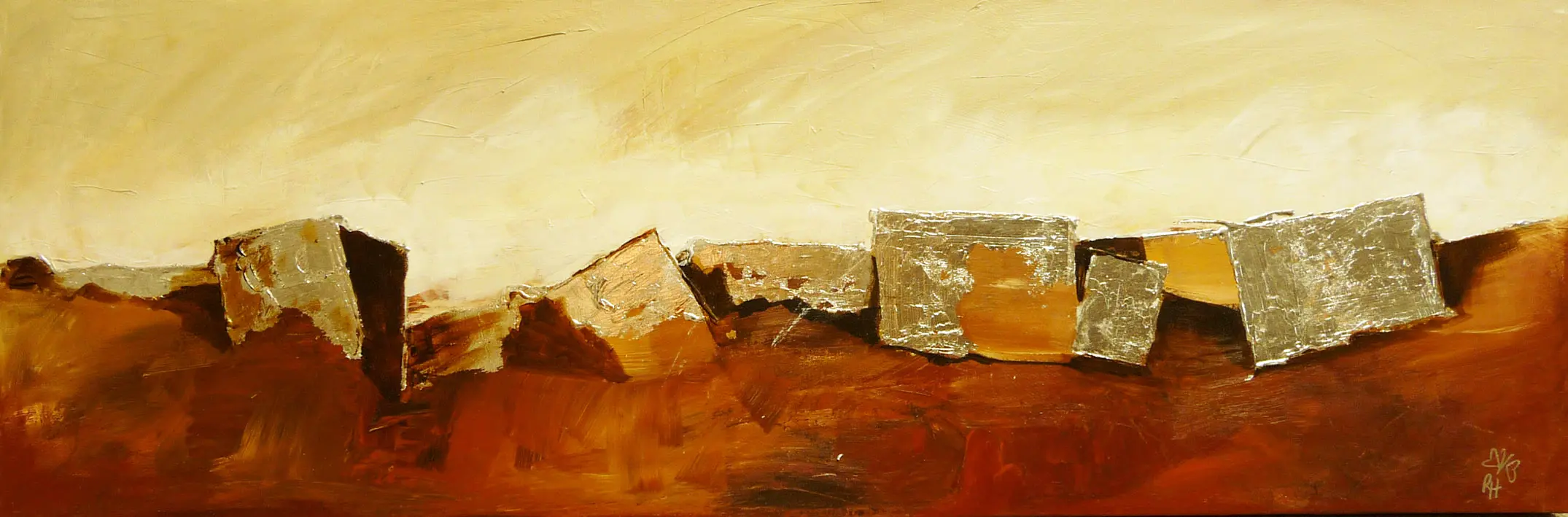 Wandbild (4957) Golden Silence präsentiert: Kreatives,Abstrakt