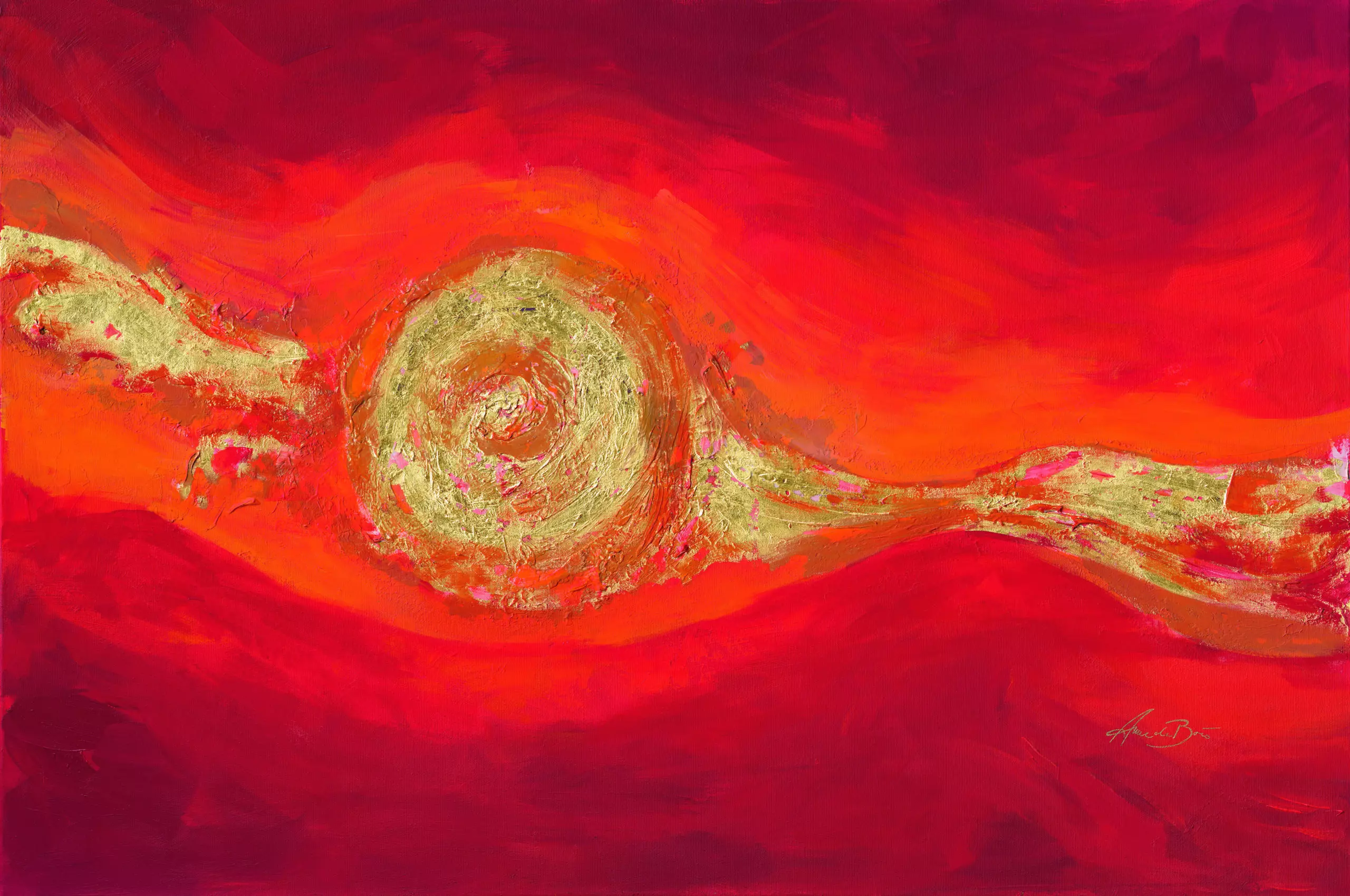 Wandbild (4987) Red Power präsentiert: Kreatives,Abstrakt