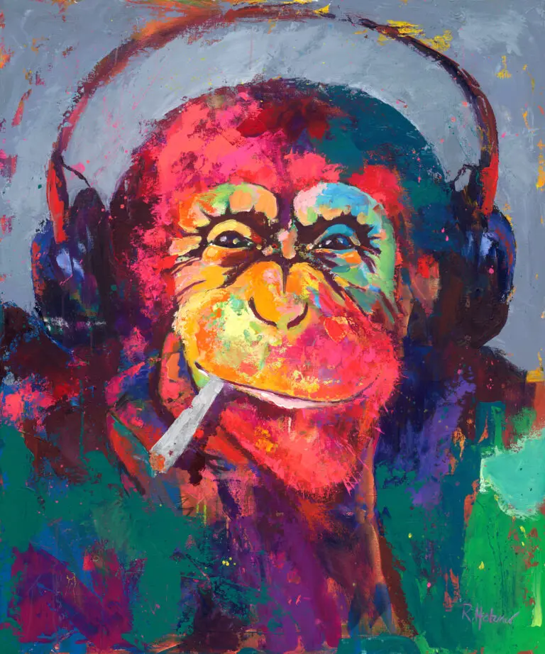 Monkey M usic Smoking DJ