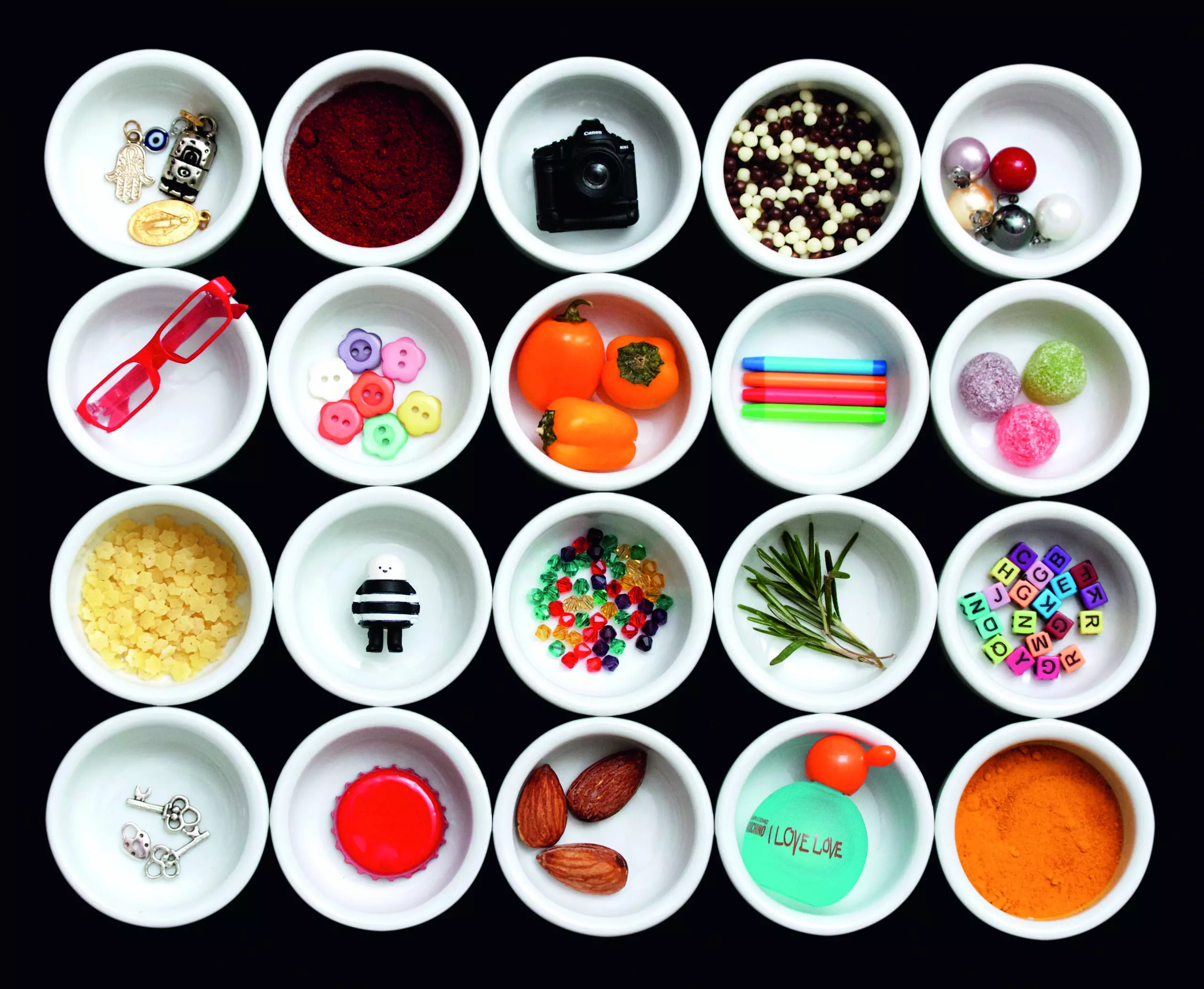 Wandbild (5171) 20 little things about me by Sarah Saratonia präsentiert: Abstrakt,Humor