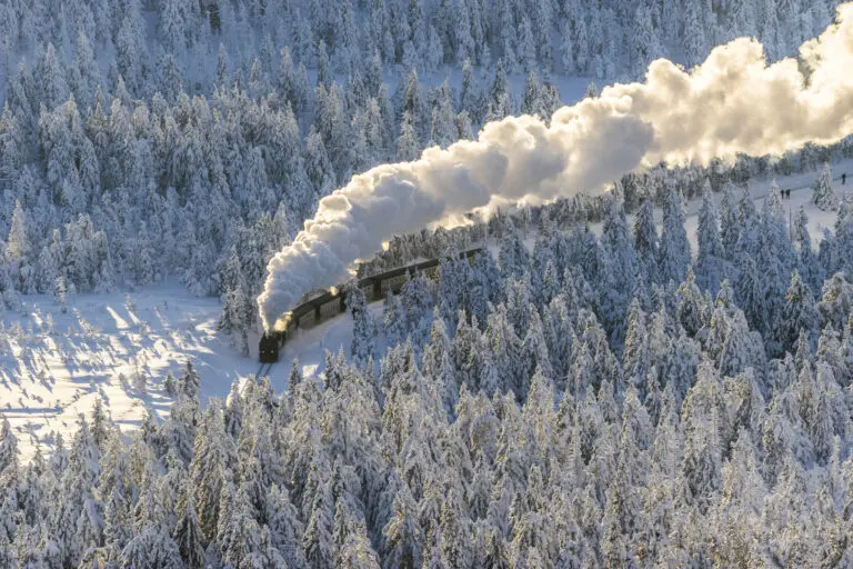 Harzer Schmalspurbahn im Winter