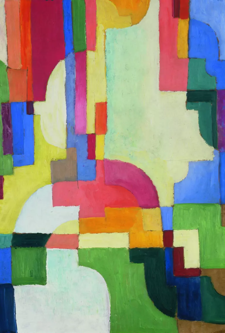  (5252) Farbige Formen von August Macke präsentiert:  