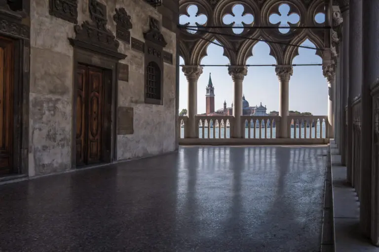 Blick aus dem Dogenpalast in Venedig
