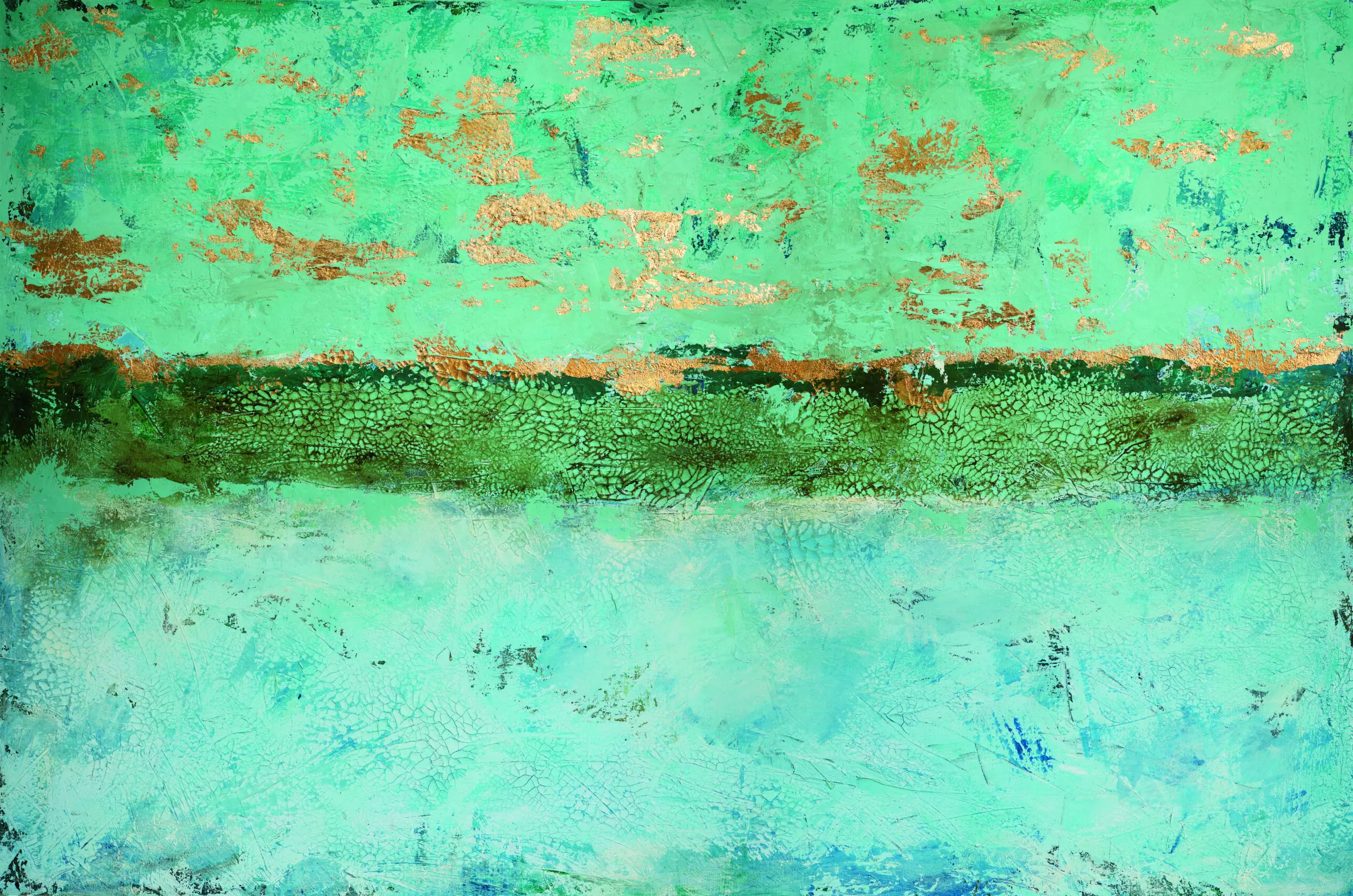 Wandbild (5333) Golden Horizon präsentiert: Stillleben,Kreatives,Abstrakt,Landschaften,Modern