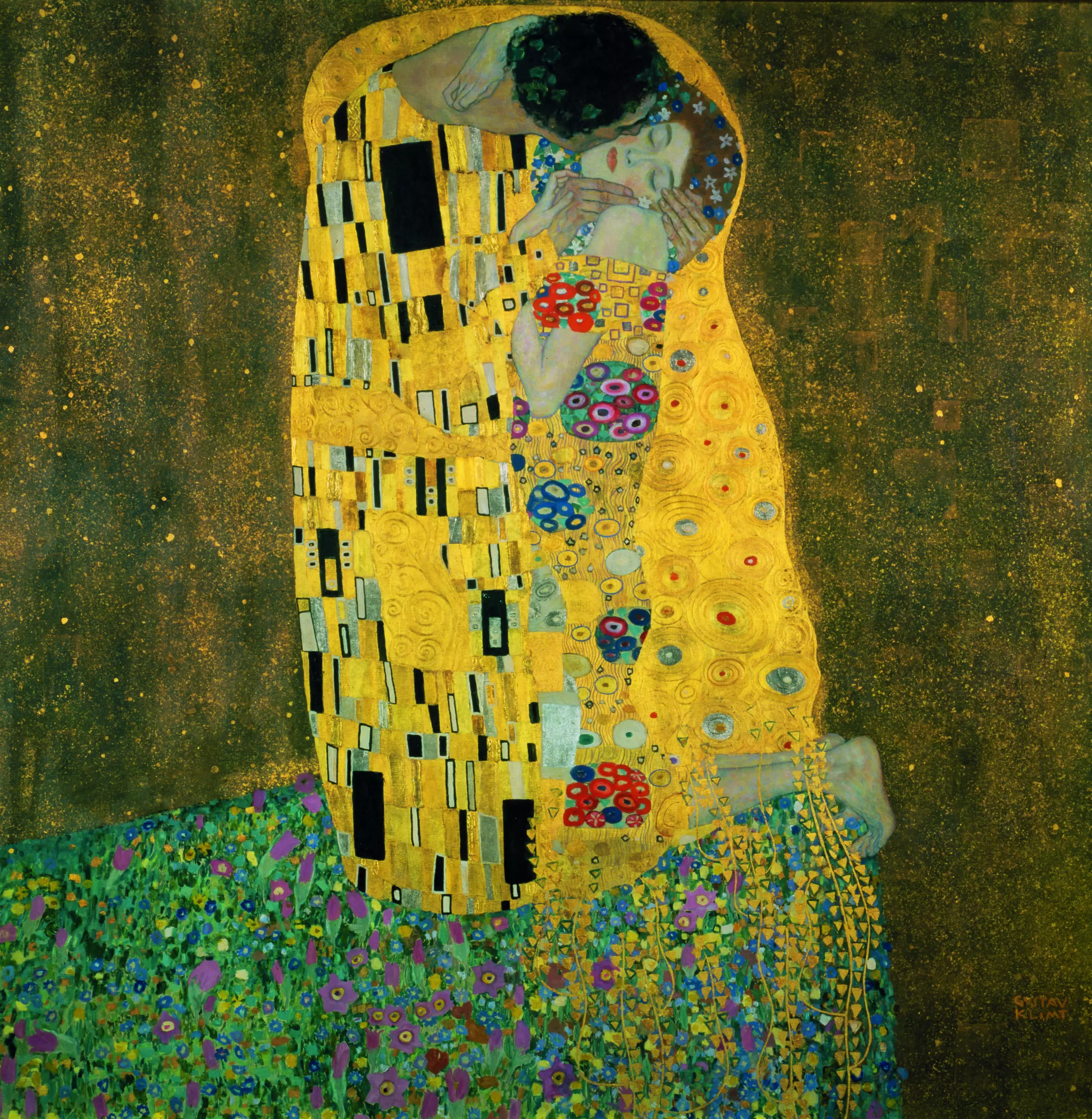 Der Kuss, Gustav Klimt