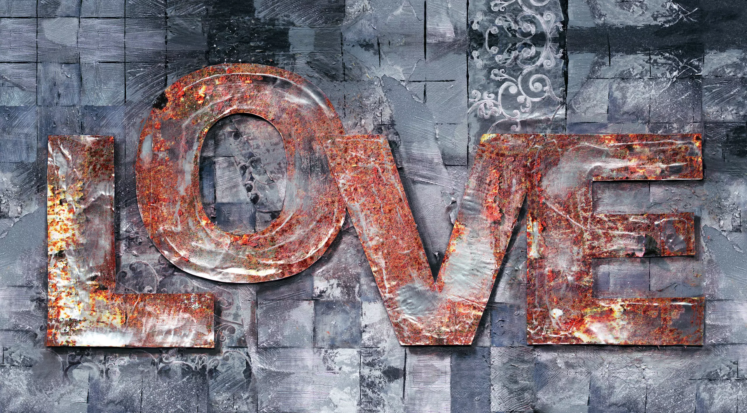 Wandbild (5534) Love präsentiert: Kreatives,Abstrakt,Industrie