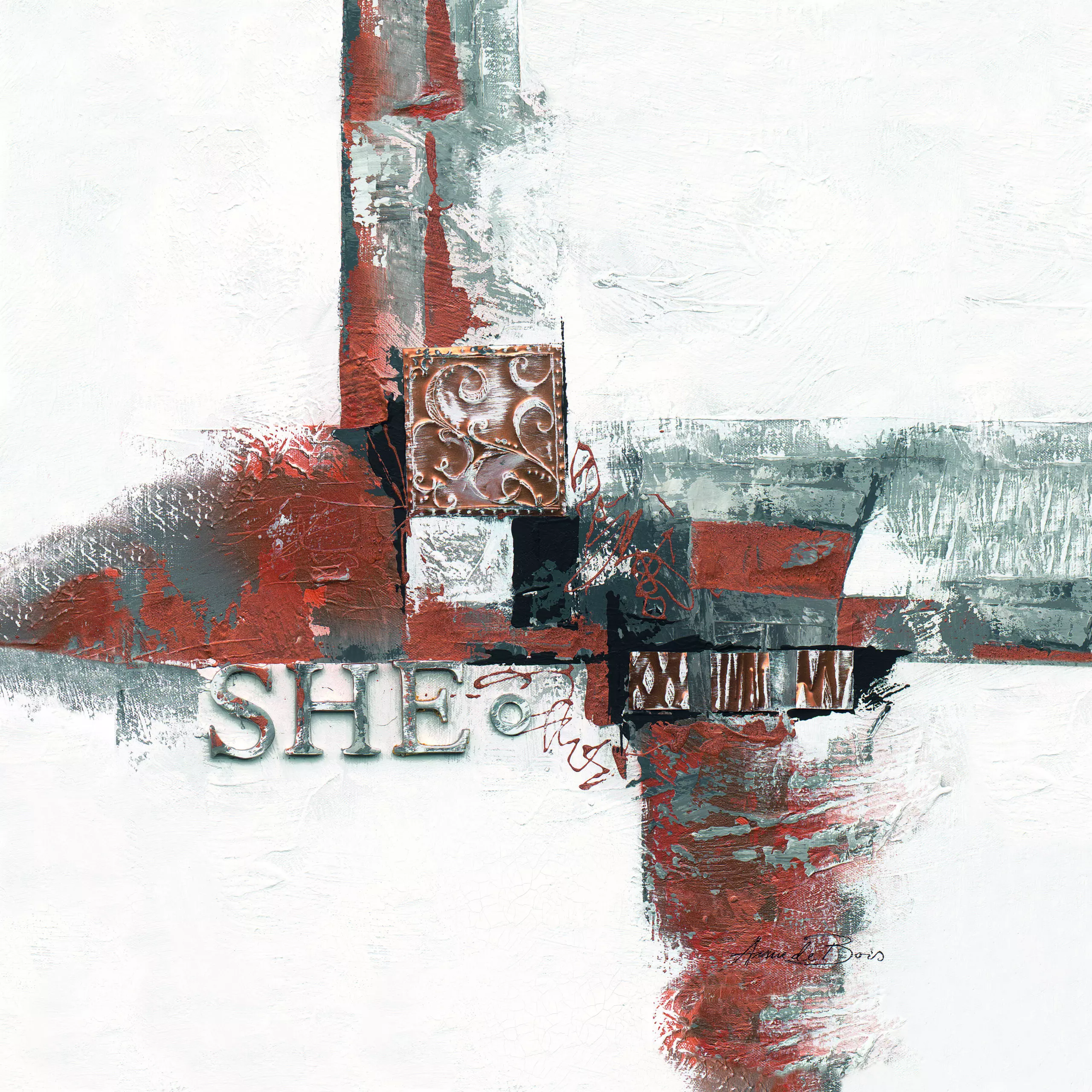 Wandbild (5535) She präsentiert: Kreatives,Abstrakt,Modern