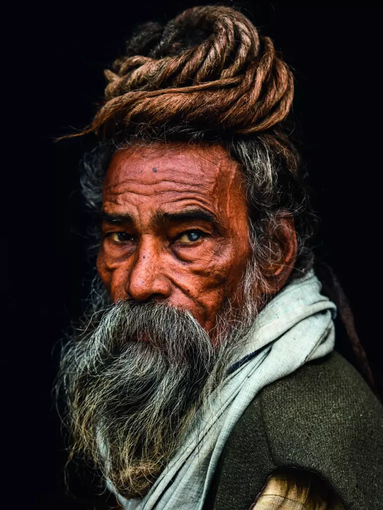 Portrait of a Sadhu...by Rakesh J.V,1x.com