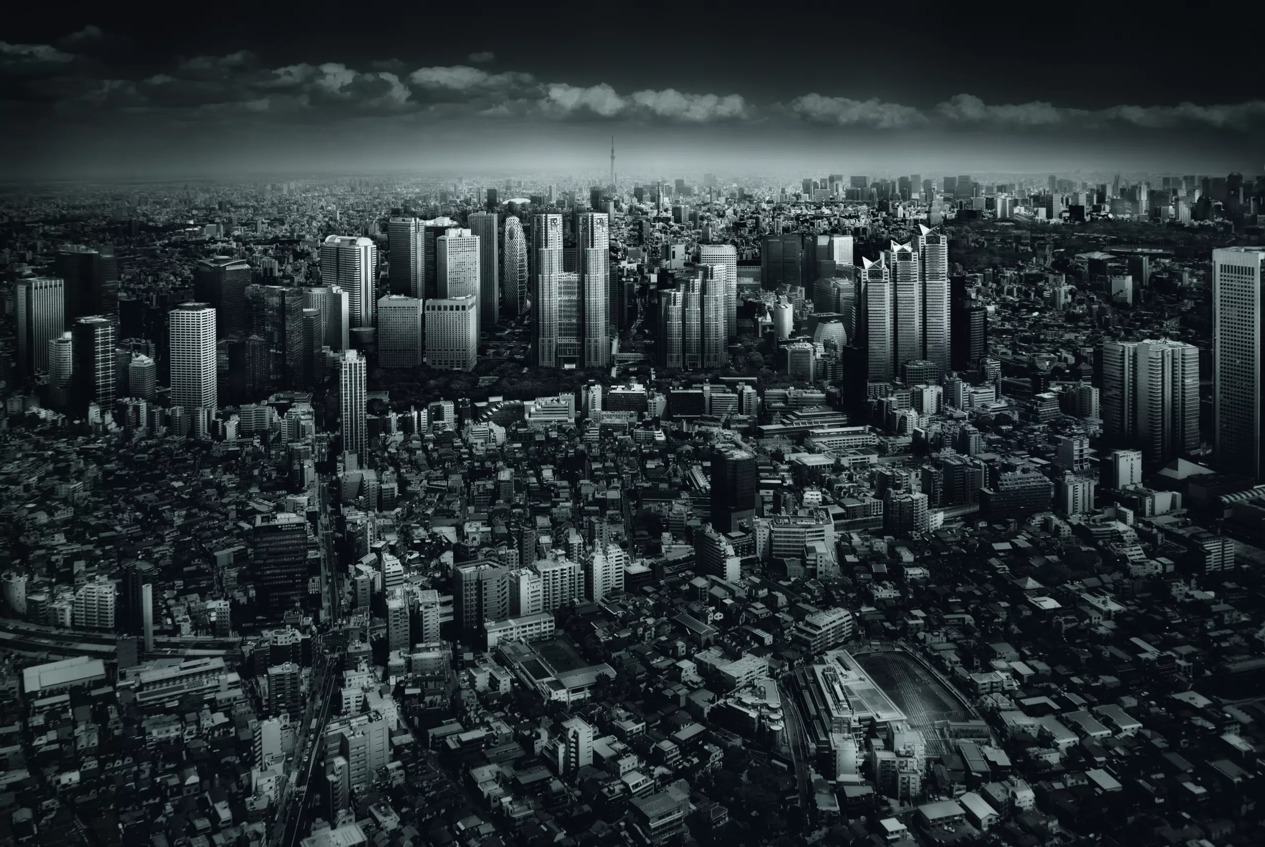 Wandbild (5847) SHINJUKU SKY WALK by Dr. Akira TAKAUE, 1x.com präsentiert: Architektur,Häuser,Skylines,Sehenswürdigkeiten