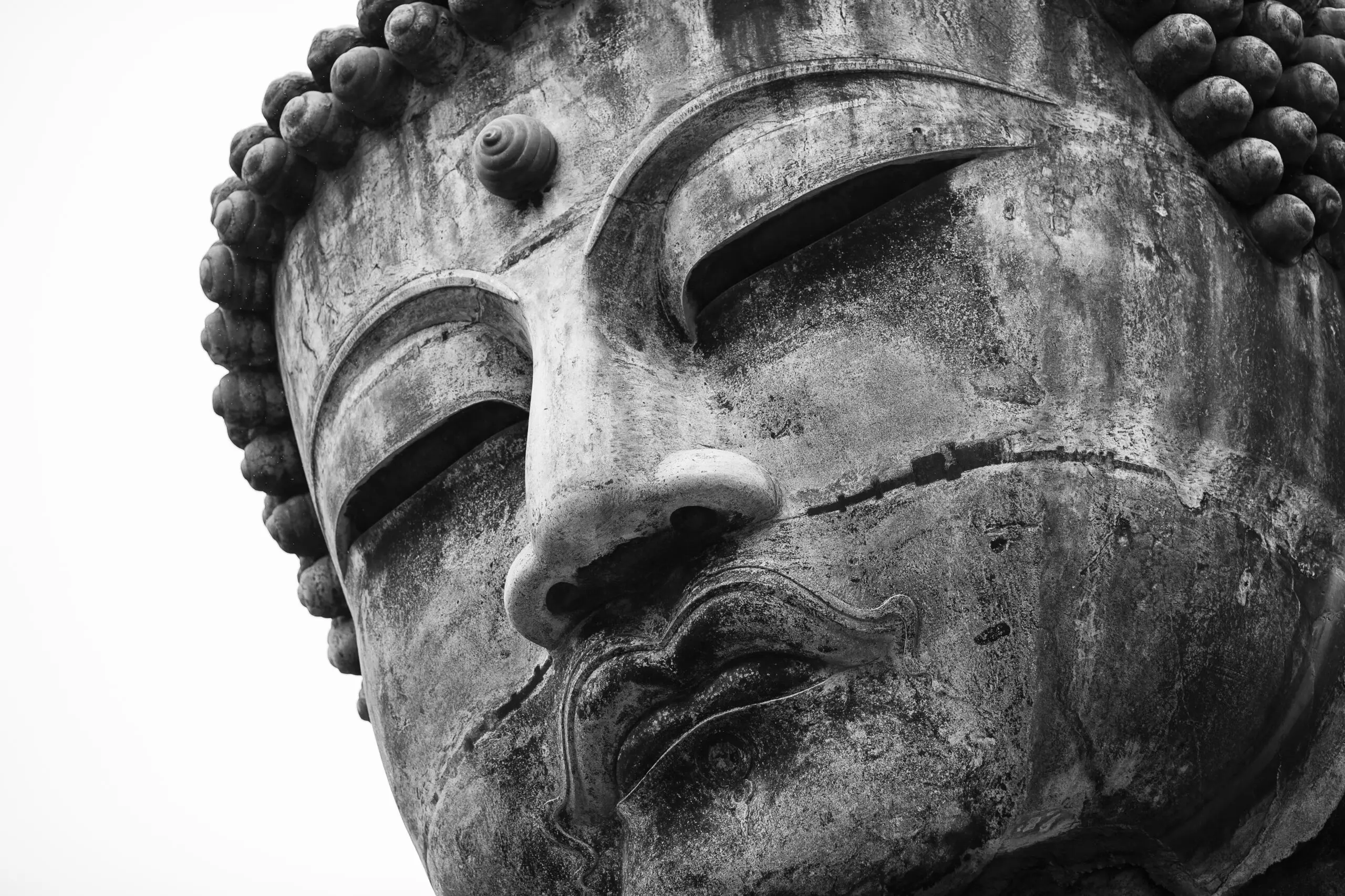 Wandbild (6038) Daibutsu by Oscar Tarneberg/HUBER IMAGES präsentiert: Menschen,Details und Strukturen,Zen & Wellness,Männer,Steine