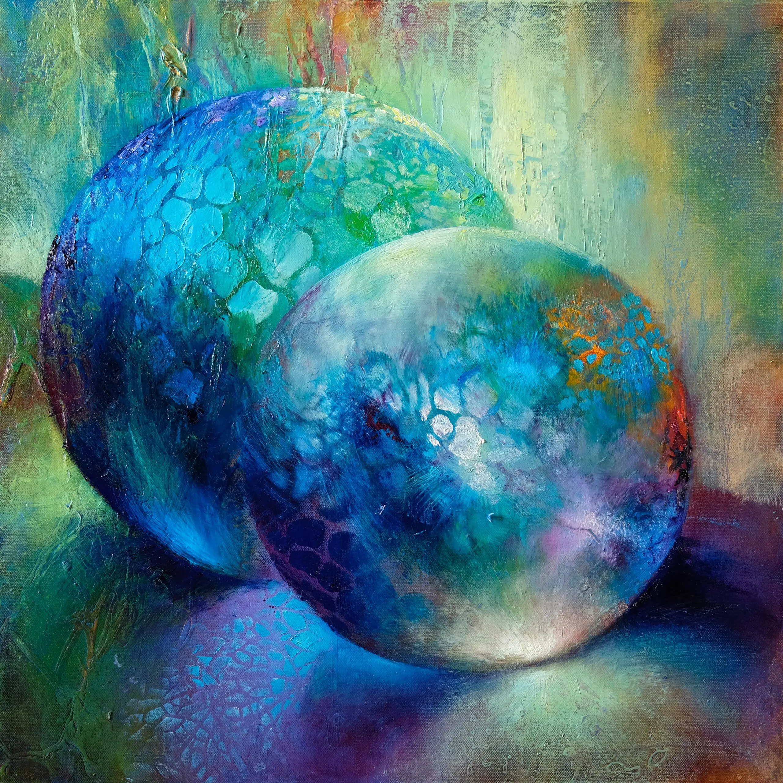 Wandbild (6053) Kugeln und Kreise aus Schatten und Licht präsentiert: Stillleben,Kreatives,Spiritualität