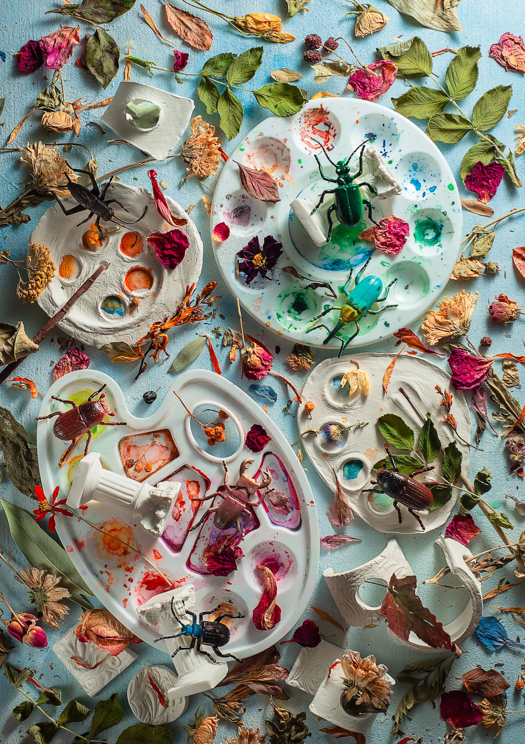 Wandbild (6108) Summer palette by Dina Palette,1x.com präsentiert: Stillleben,Kreatives,Details und Strukturen,Abstrakt,Floral,Sonstige Stillleben,Sonstiges Kreatives