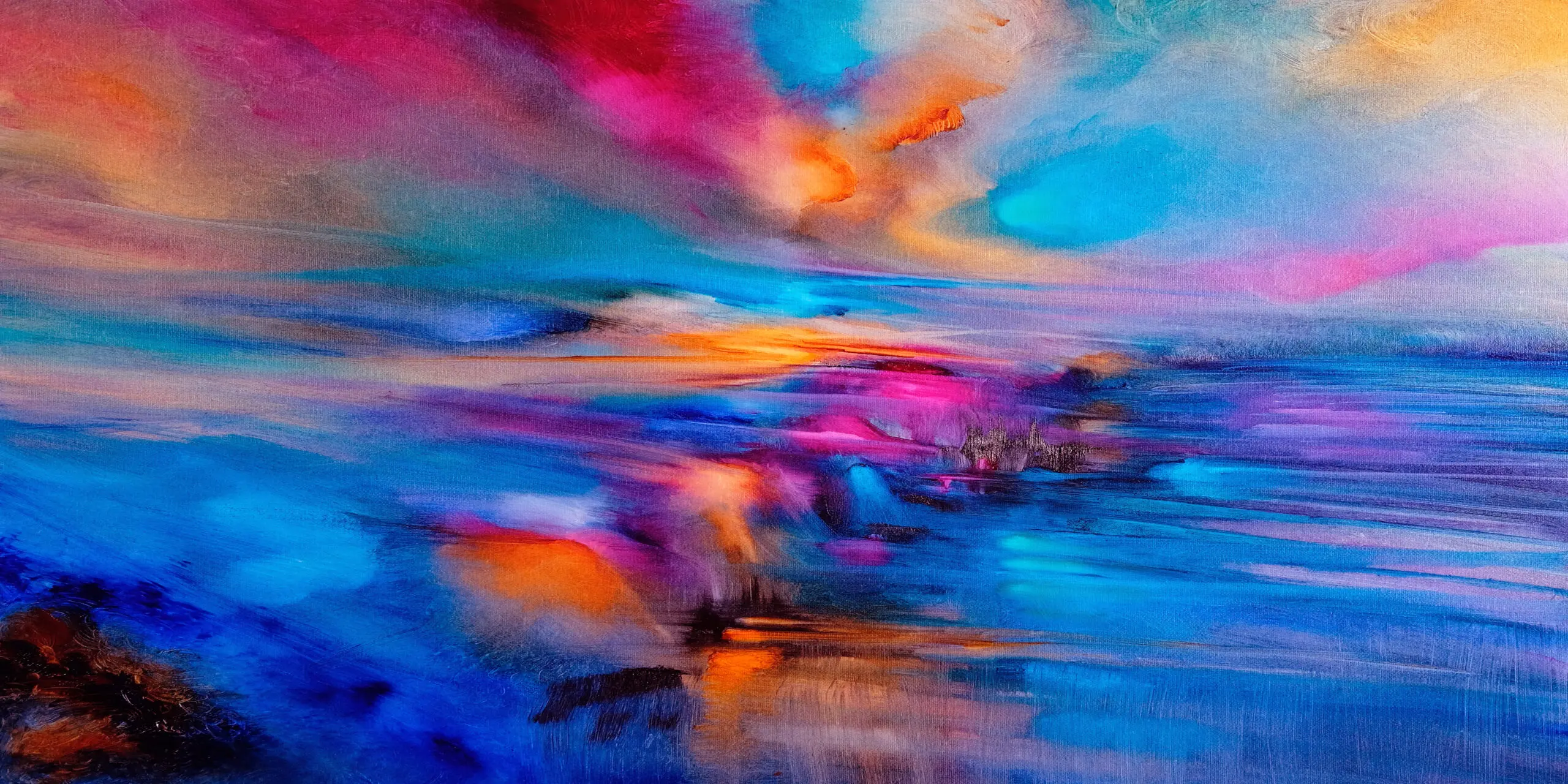 Wandbild (6176) Die Sonne und der Wind präsentiert: Abstrakt,Strände
