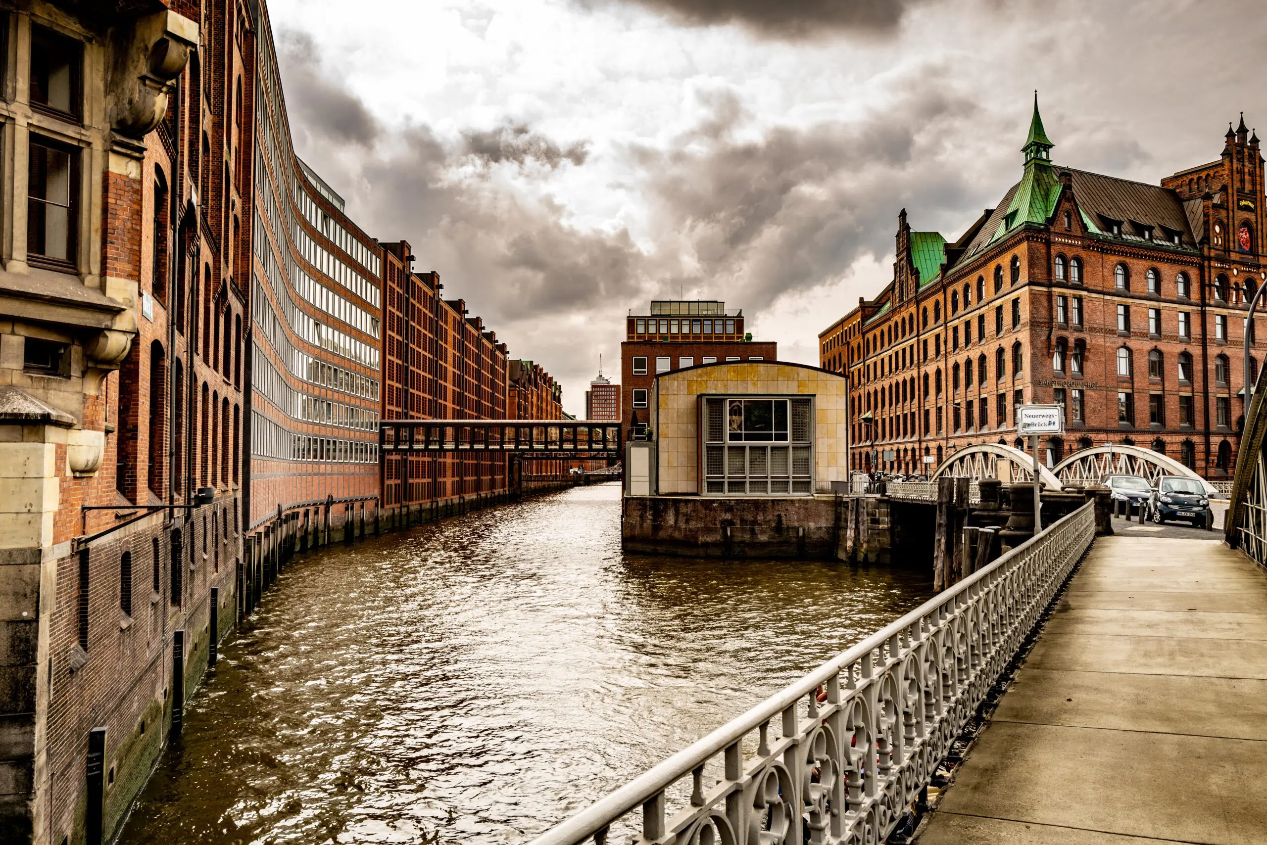 Wandbild (6266) Speicherstadt Hamburg präsentiert: Architektur,Brücke