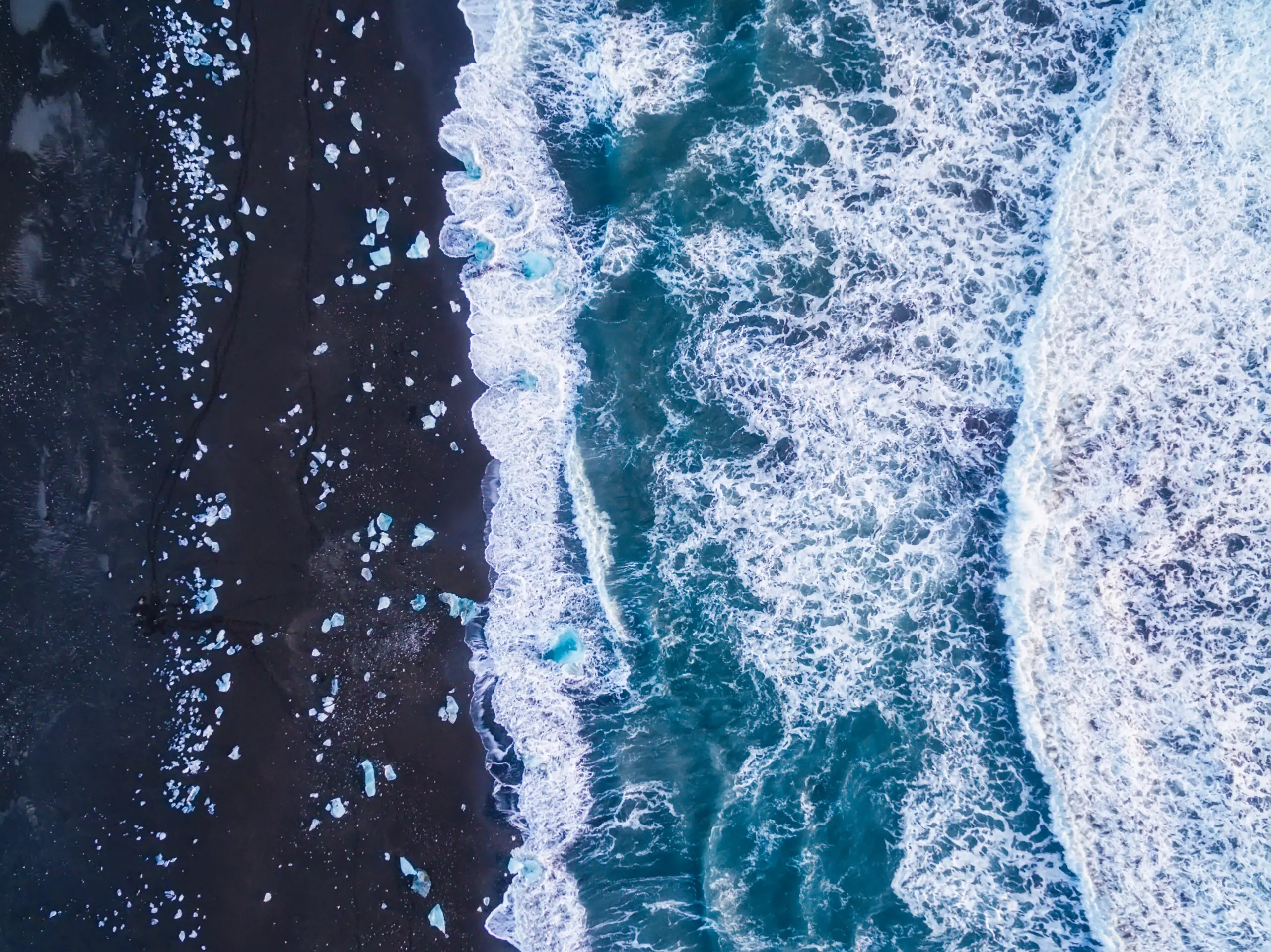 Wandbild (6321) From above IV by Carrillo Lopez, 1x.com präsentiert: Wasser,Details und Strukturen,Abstrakt,Natur,Landschaften,Schnee und Eis,Strände,Meere,Sonstige Naturdetails