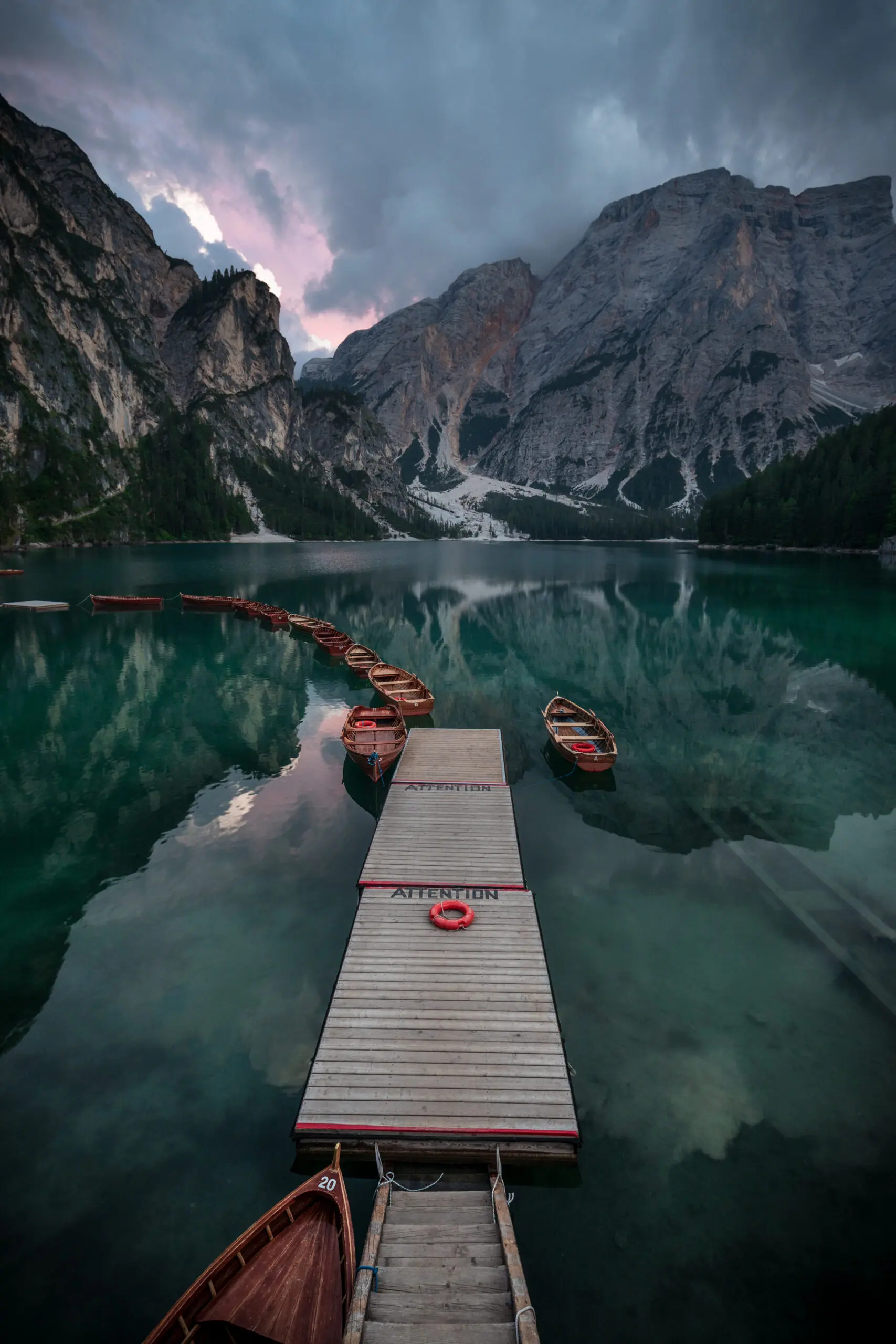 Braies reflections by Marco Tagliarino,1x.com