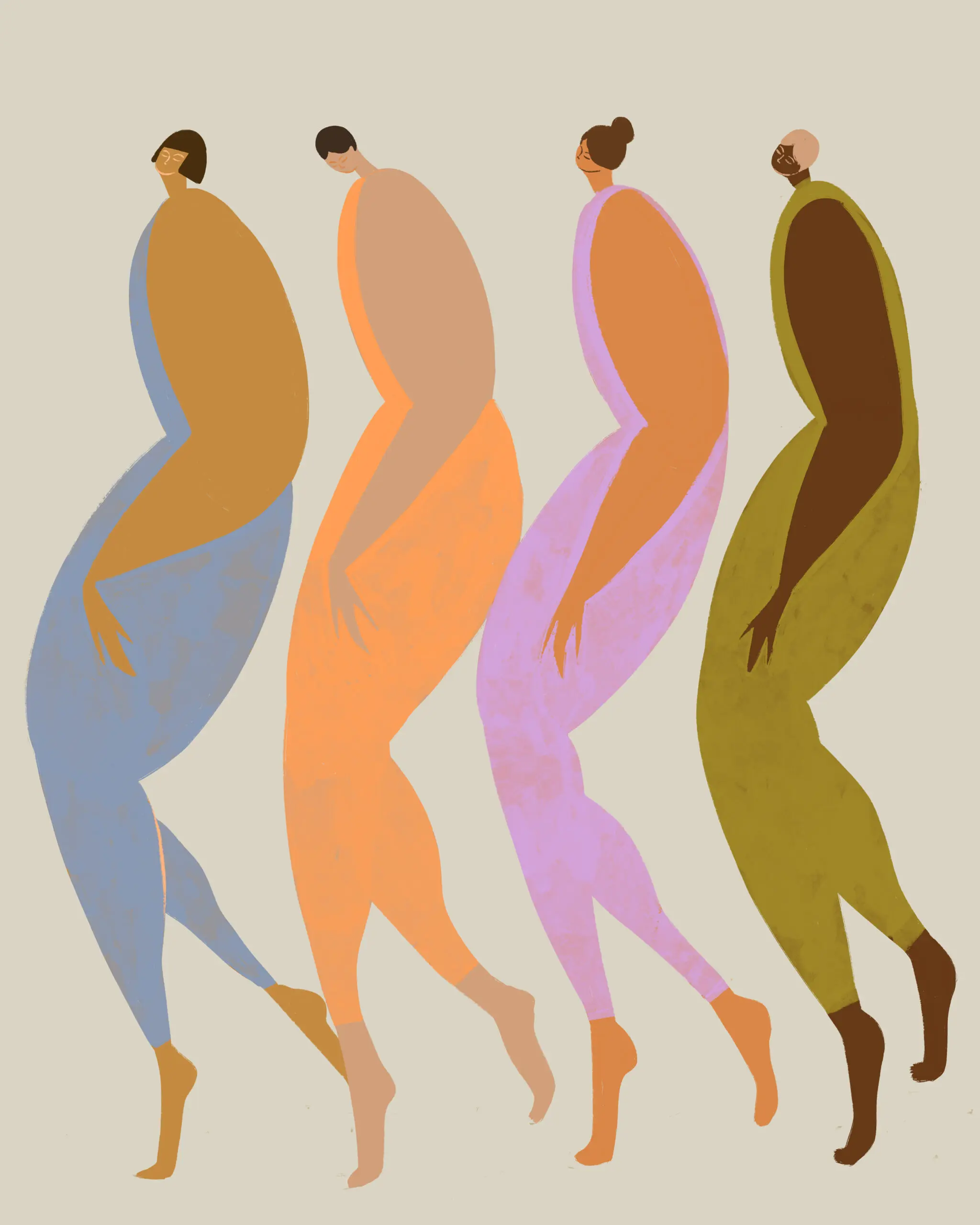 Wandbild (6401) We The Giants by Arty Guava, pictufy präsentiert: Menschen,Kreatives,Abstrakt,Frauen
