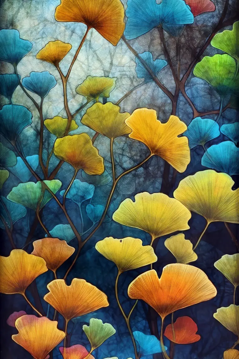  (21914) Ginko Biloba leaves 3 by Justyna Jaszke präsentiert:  