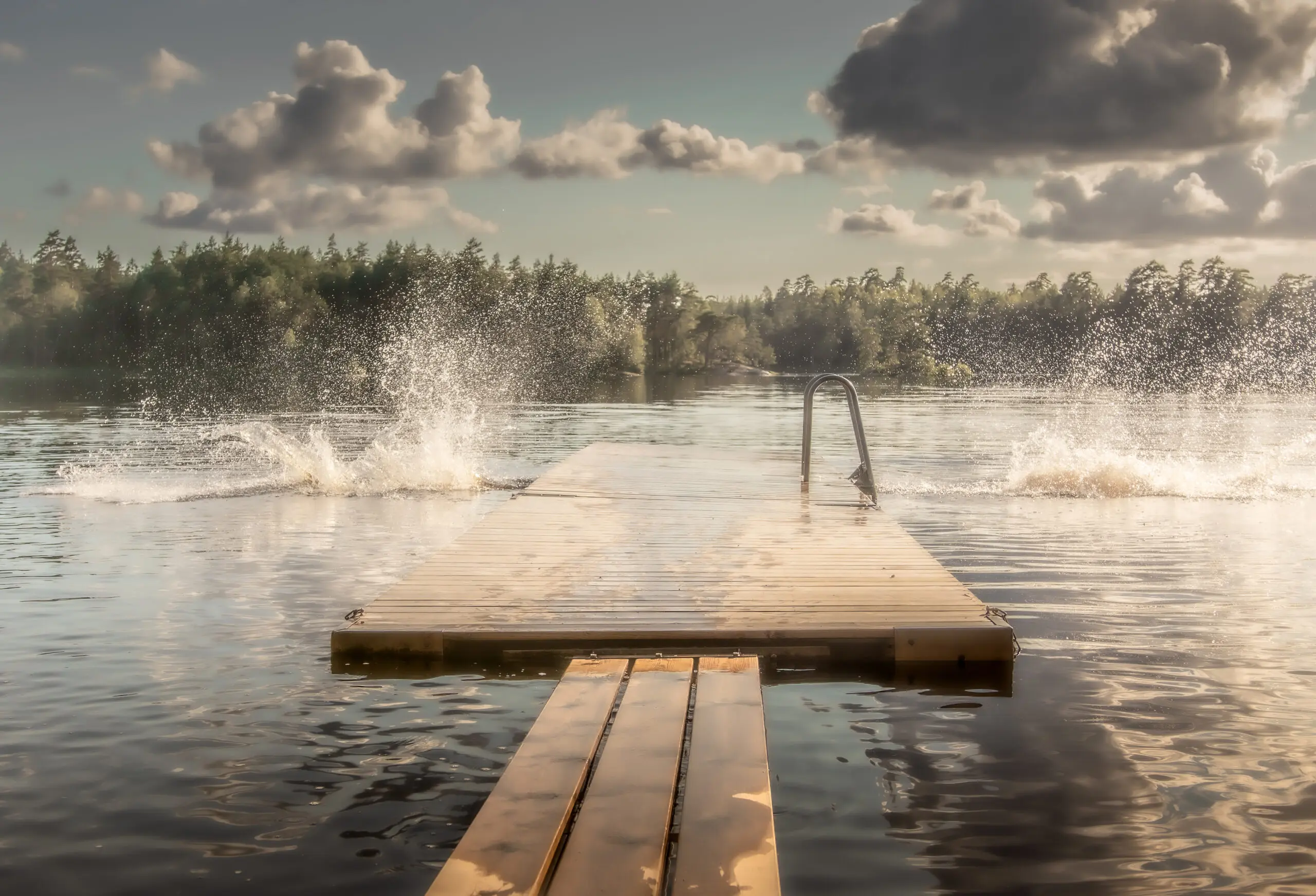 Wandbild (26369) The diving board by Stephanie Kleimann präsentiert: Wasser,Natur