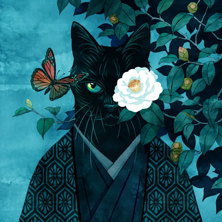  (28517) White Camellia Cat präsentiert:  