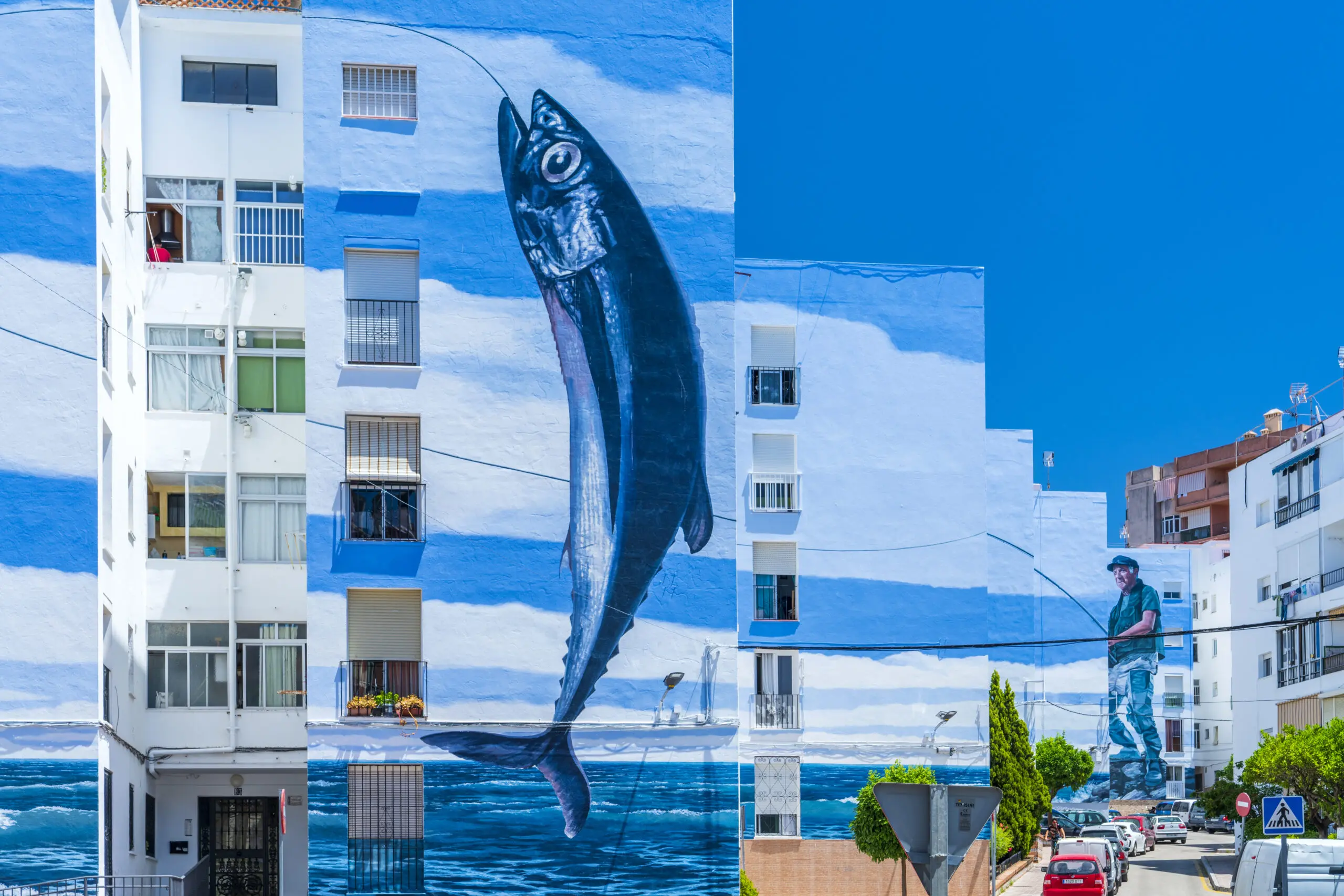 Wandbild (30031) Andalucía urban art von Sebastian Wasek präsentiert: Kreatives,Architektur,H&auml;user,Humor,Surrealismus